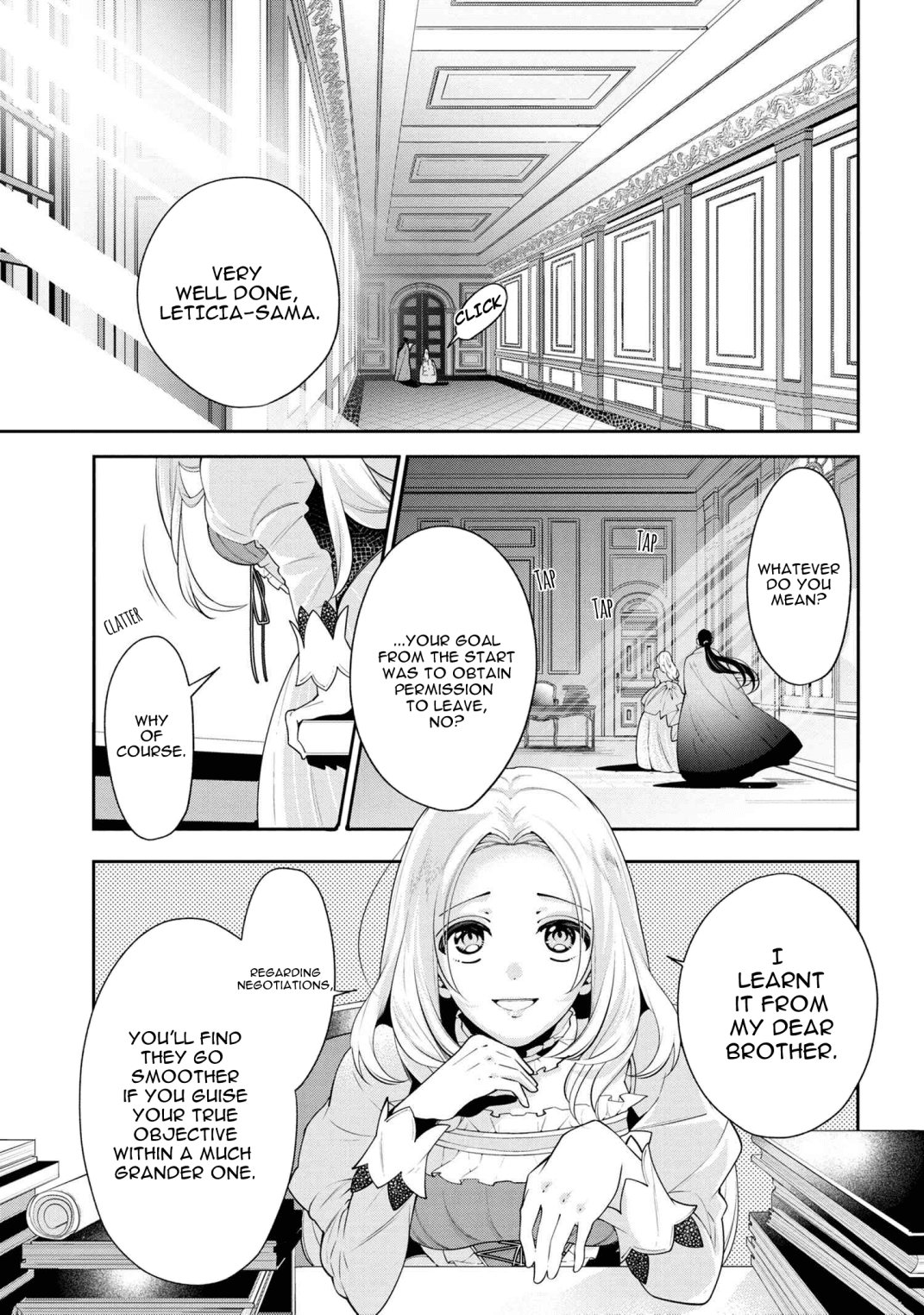 Koushaku Reijou no Tashinami Chapter 51 page 1 - Chapter 51