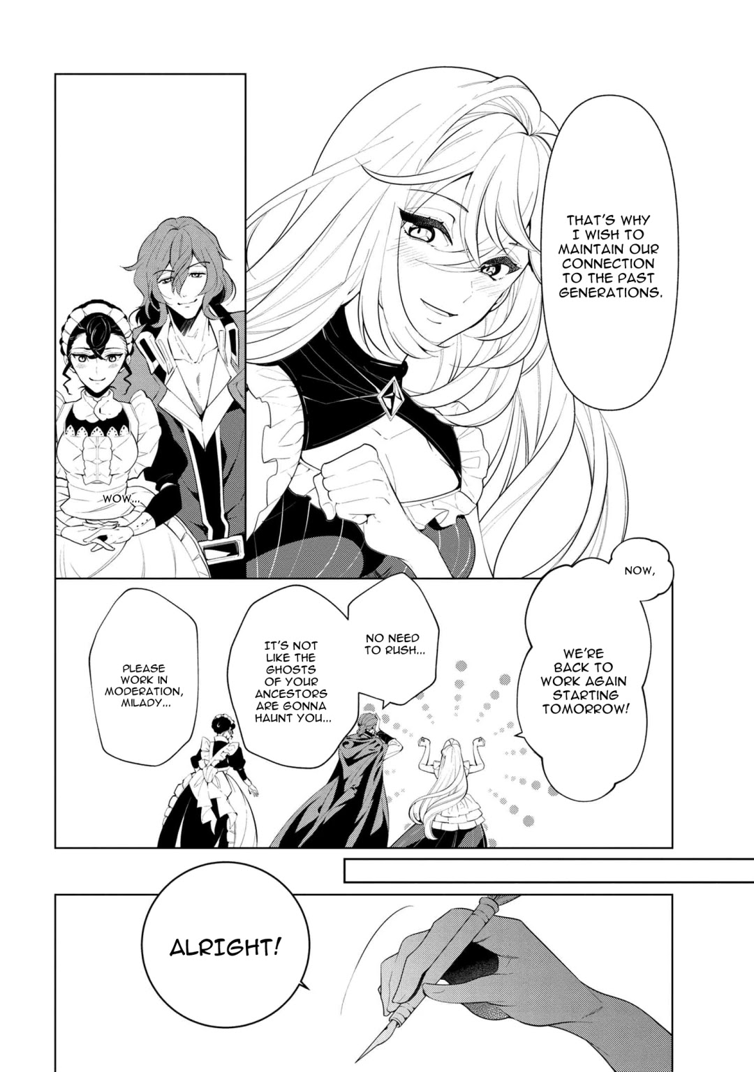 Koushaku Reijou no Tashinami Chapter 55 page 4 - Chapter 55