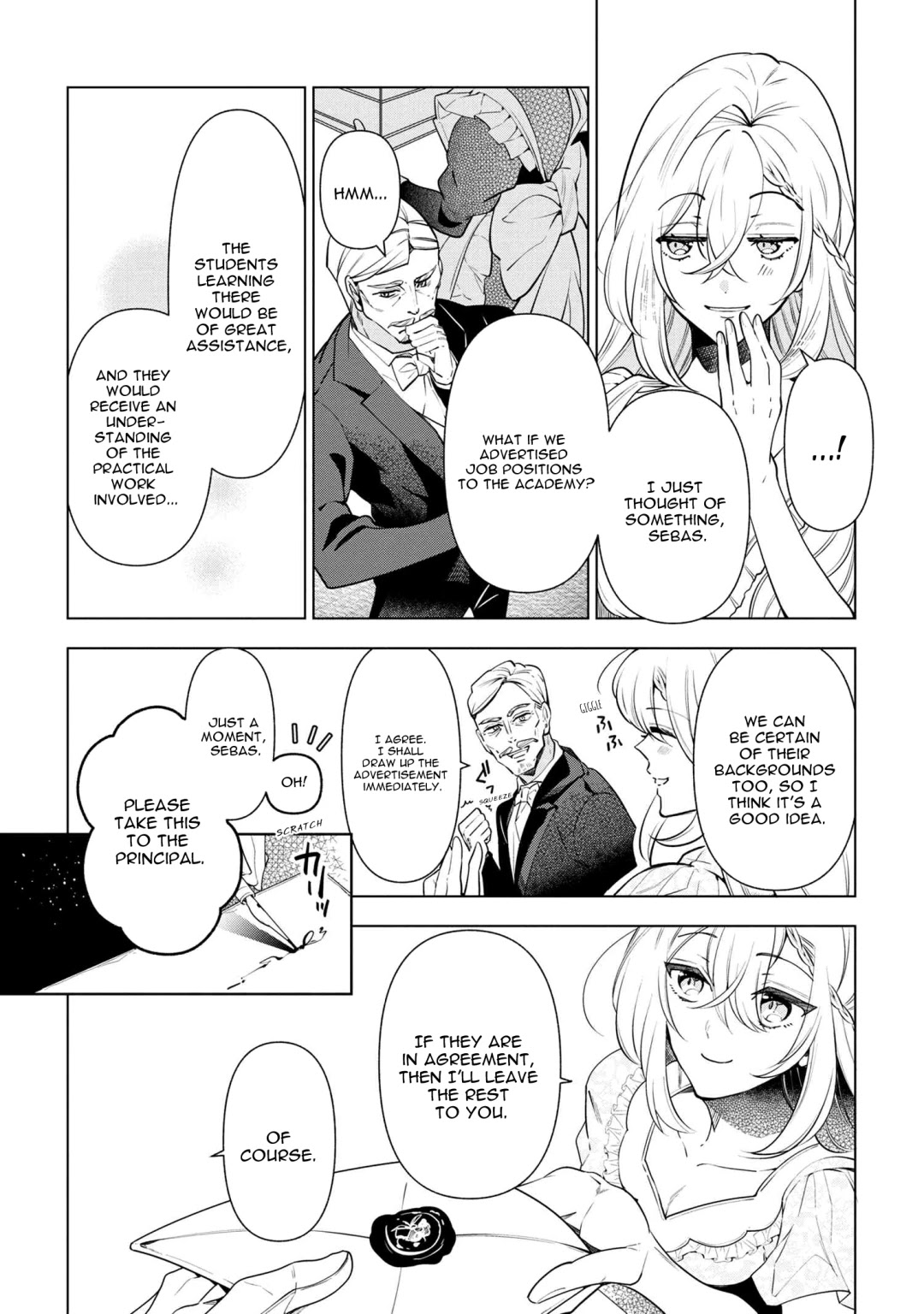 Koushaku Reijou no Tashinami Chapter 55 page 8 - Chapter 55
