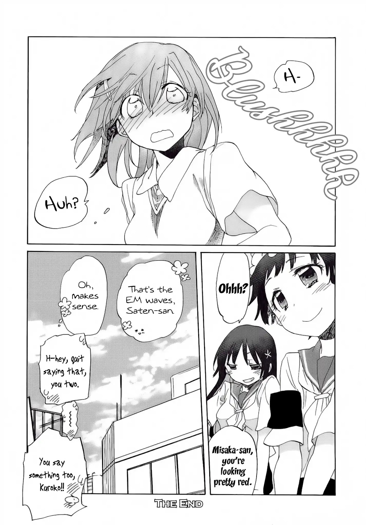 Koushiki Comic Anthology - Toaru Kagaku no Railgun featuring Toaru Majutsu no Index Chapter 1 page 17 - Chapter 1: Shirai Kuroko Grows Red