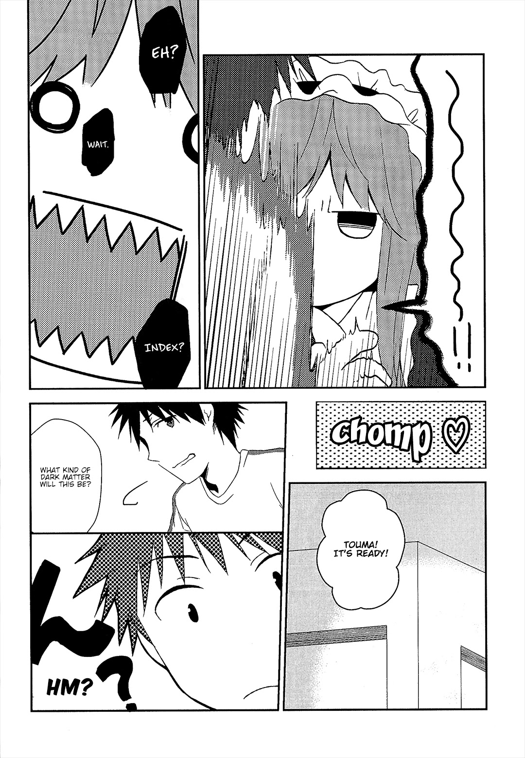 Koushiki Comic Anthology - Toaru Kagaku no Railgun featuring Toaru Majutsu no Index Chapter 4 page 11 - Chapter 4: Nun - Maid - Custard