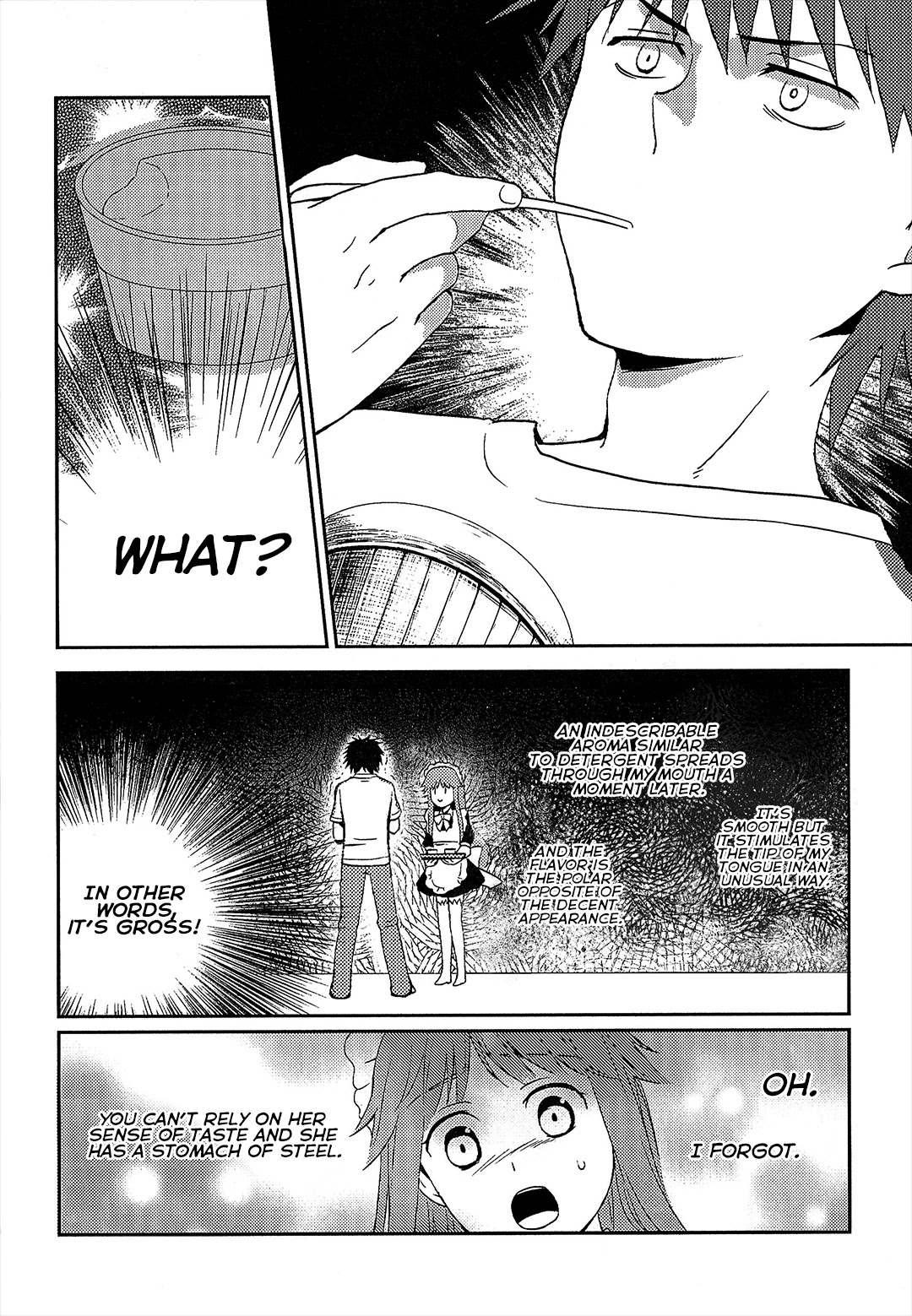 Koushiki Comic Anthology - Toaru Kagaku no Railgun featuring Toaru Majutsu no Index Chapter 4 page 13 - Chapter 4: Nun - Maid - Custard