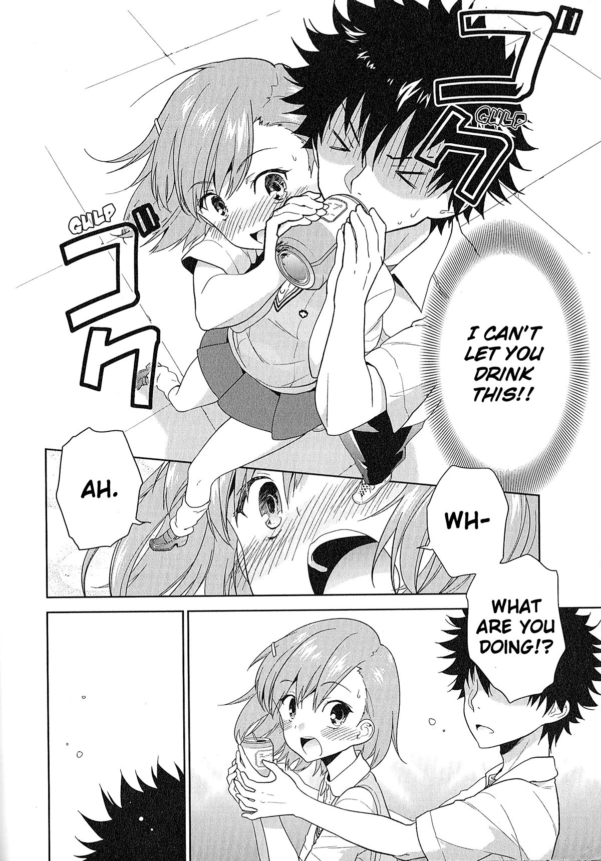 Koushiki Comic Anthology - Toaru Kagaku no Railgun featuring Toaru Majutsu no Index Chapter 7 page 10 - Chapter 7: Kamijou Touma's Misfortunate Day