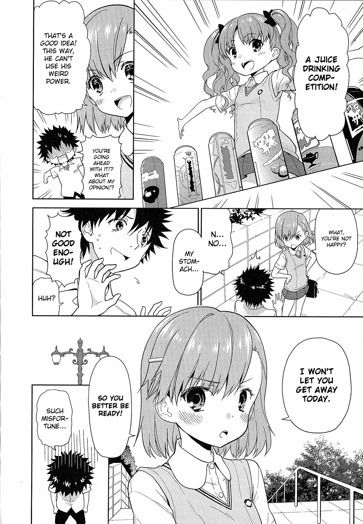 Koushiki Comic Anthology - Toaru Kagaku no Railgun featuring Toaru Majutsu no Index Chapter 7 page 4 - Chapter 7: Kamijou Touma's Misfortunate Day