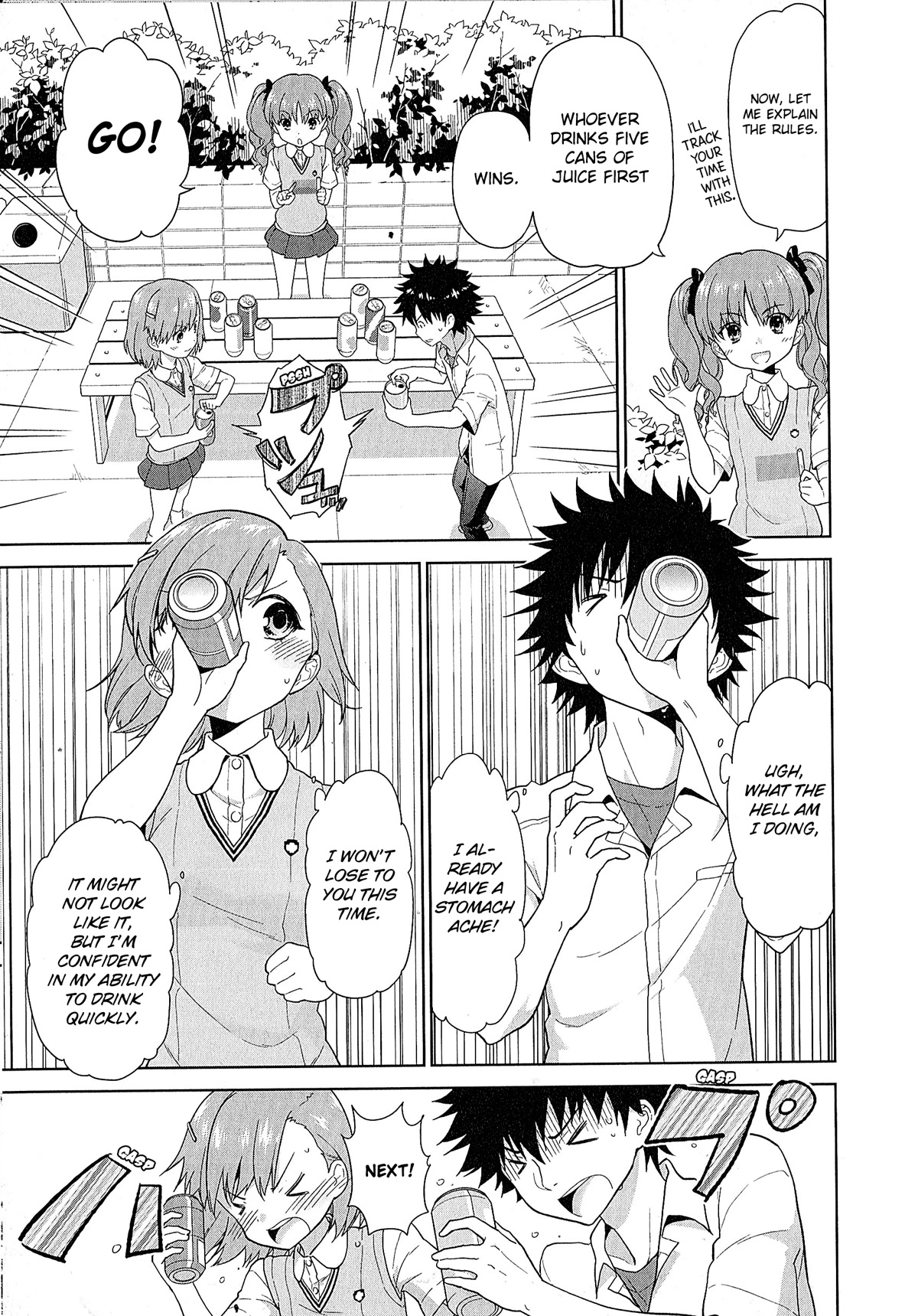Koushiki Comic Anthology - Toaru Kagaku no Railgun featuring Toaru Majutsu no Index Chapter 7 page 5 - Chapter 7: Kamijou Touma's Misfortunate Day