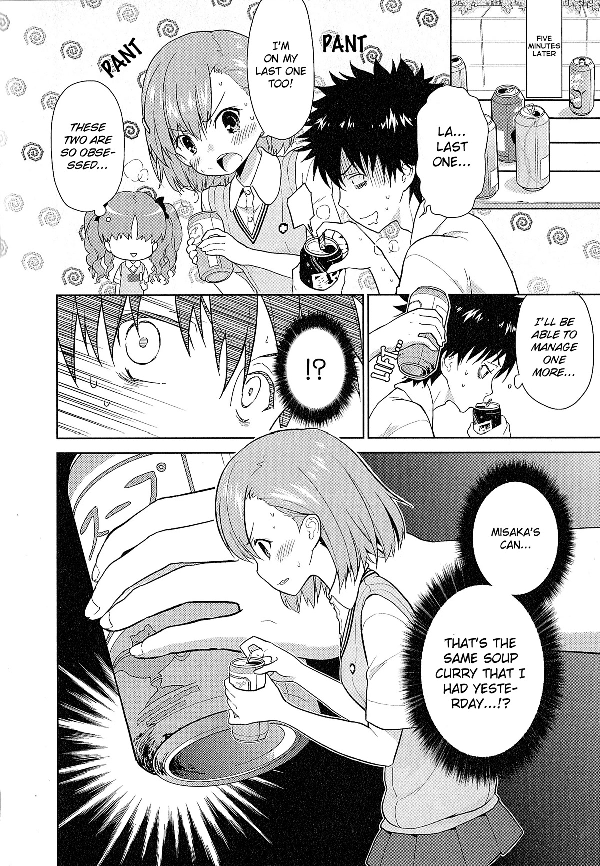 Koushiki Comic Anthology - Toaru Kagaku no Railgun featuring Toaru Majutsu no Index Chapter 7 page 6 - Chapter 7: Kamijou Touma's Misfortunate Day