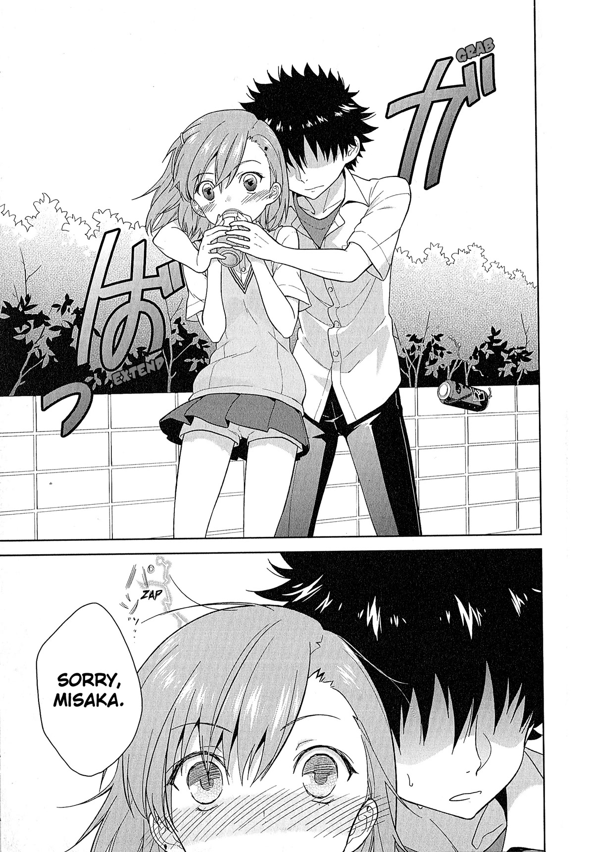 Koushiki Comic Anthology - Toaru Kagaku no Railgun featuring Toaru Majutsu no Index Chapter 7 page 9 - Chapter 7: Kamijou Touma's Misfortunate Day