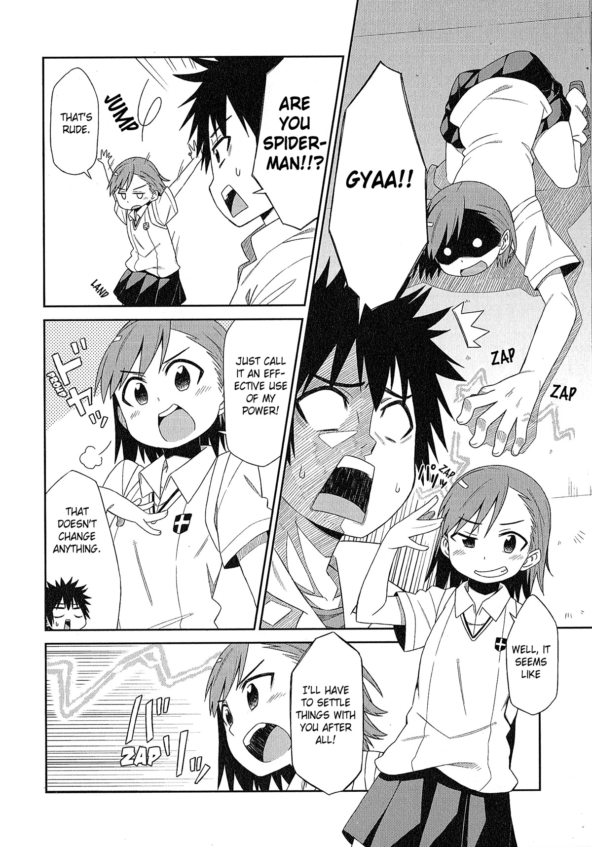 Koushiki Comic Anthology - Toaru Kagaku no Railgun featuring Toaru Majutsu no Index Chapter 8 page 6 - Chapter 8: Back Alley Memorial