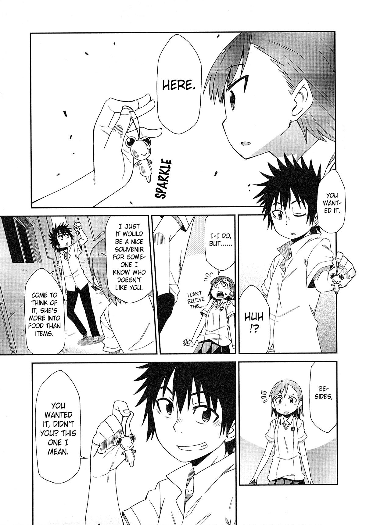 Koushiki Comic Anthology - Toaru Kagaku no Railgun featuring Toaru Majutsu no Index Chapter 8 page 7 - Chapter 8: Back Alley Memorial