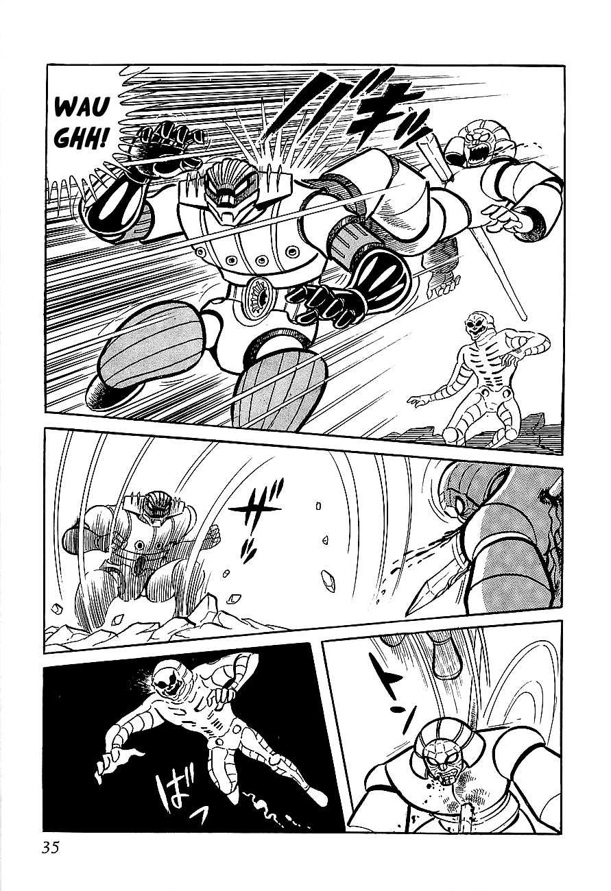 Koutetsu Jeeg Chapter 1 page 35 - Chapter 1: The Magnet-Robot is Born