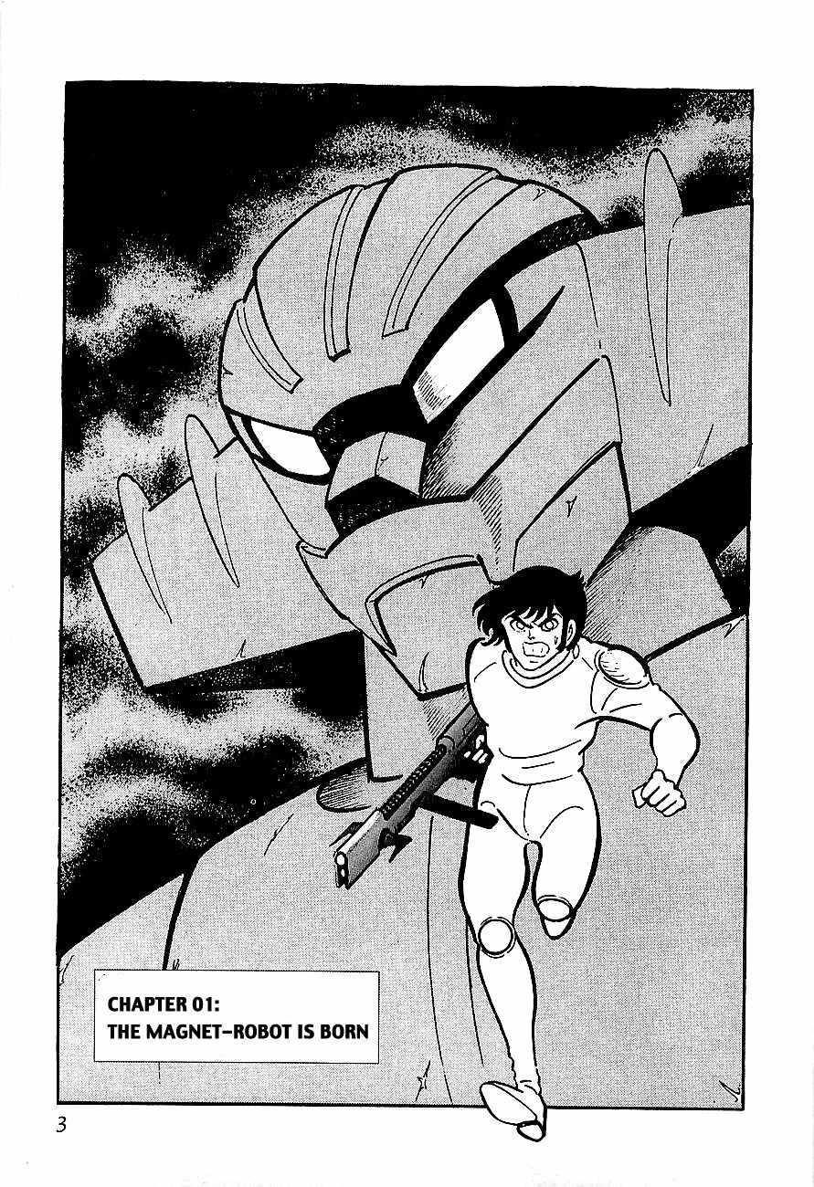 Koutetsu Jeeg Chapter 1 page 5 - Chapter 1: The Magnet-Robot is Born