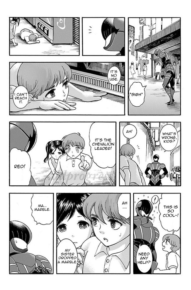 Koutetsu Kishi Chevalion Chapter 1 page 28 - Chapter 1 : Homeless and Unemployed! The Man Who Was A Hero!