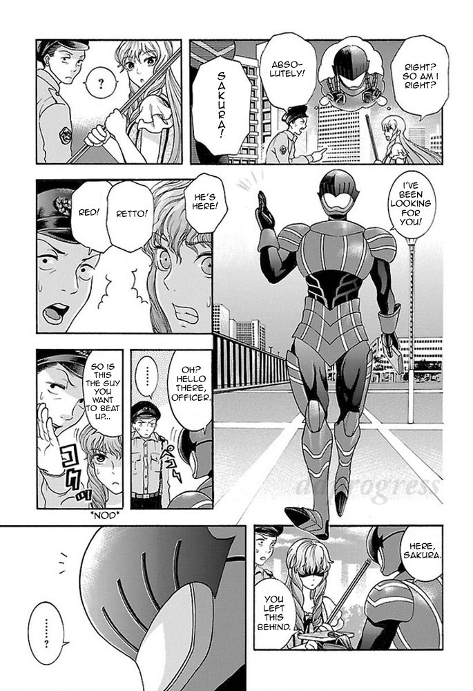 Koutetsu Kishi Chevalion Chapter 2 page 18 - Chapter 2 : The Angry Sakura! A Dangerous Beauty!