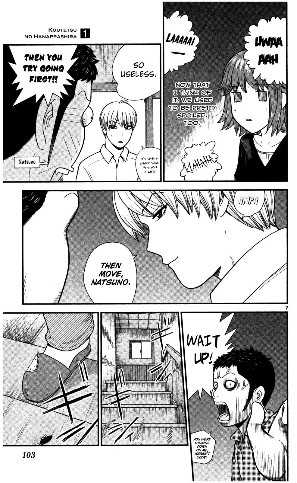 Koutetsu no Hanappashira Chapter 4 page 8 - Chapter 4: Looking for a Place to Stay