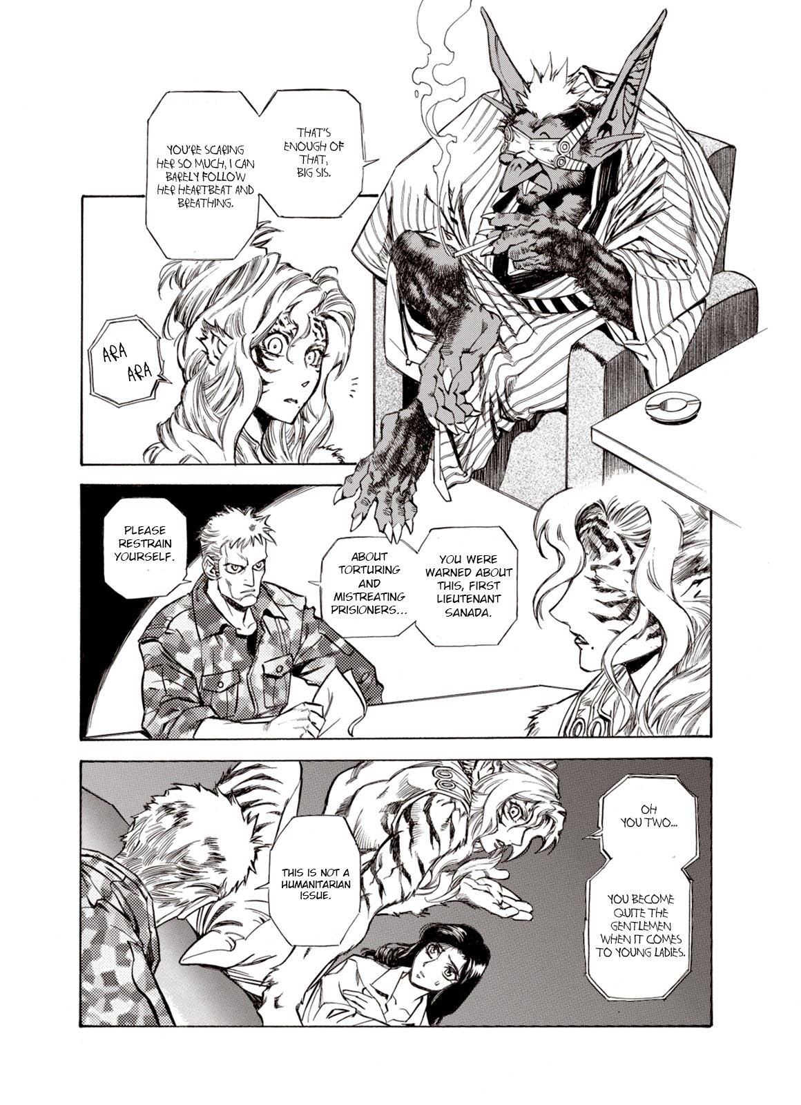 Kouya ni Kemono Doukokusu Chapter 20 page 24 - Chapter 20: Questioning