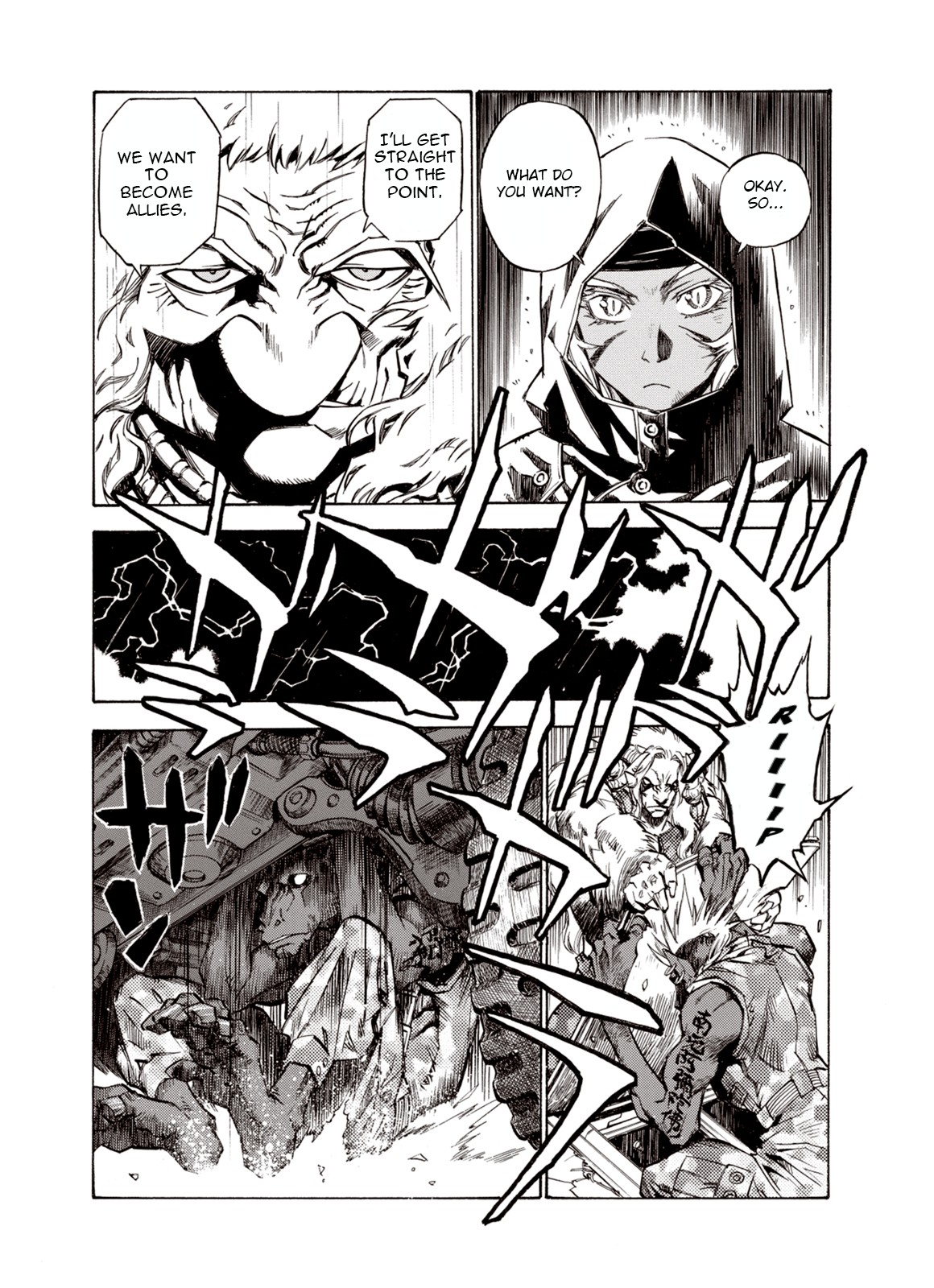 Kouya ni Kemono Doukokusu Chapter 29 page 12 - Chapter 29: Clash