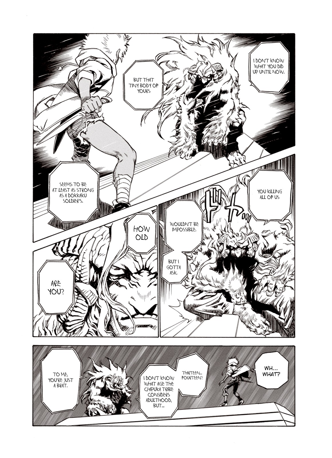 Kouya ni Kemono Doukokusu Chapter 32 page 18 - Chapter 32: Divine Power