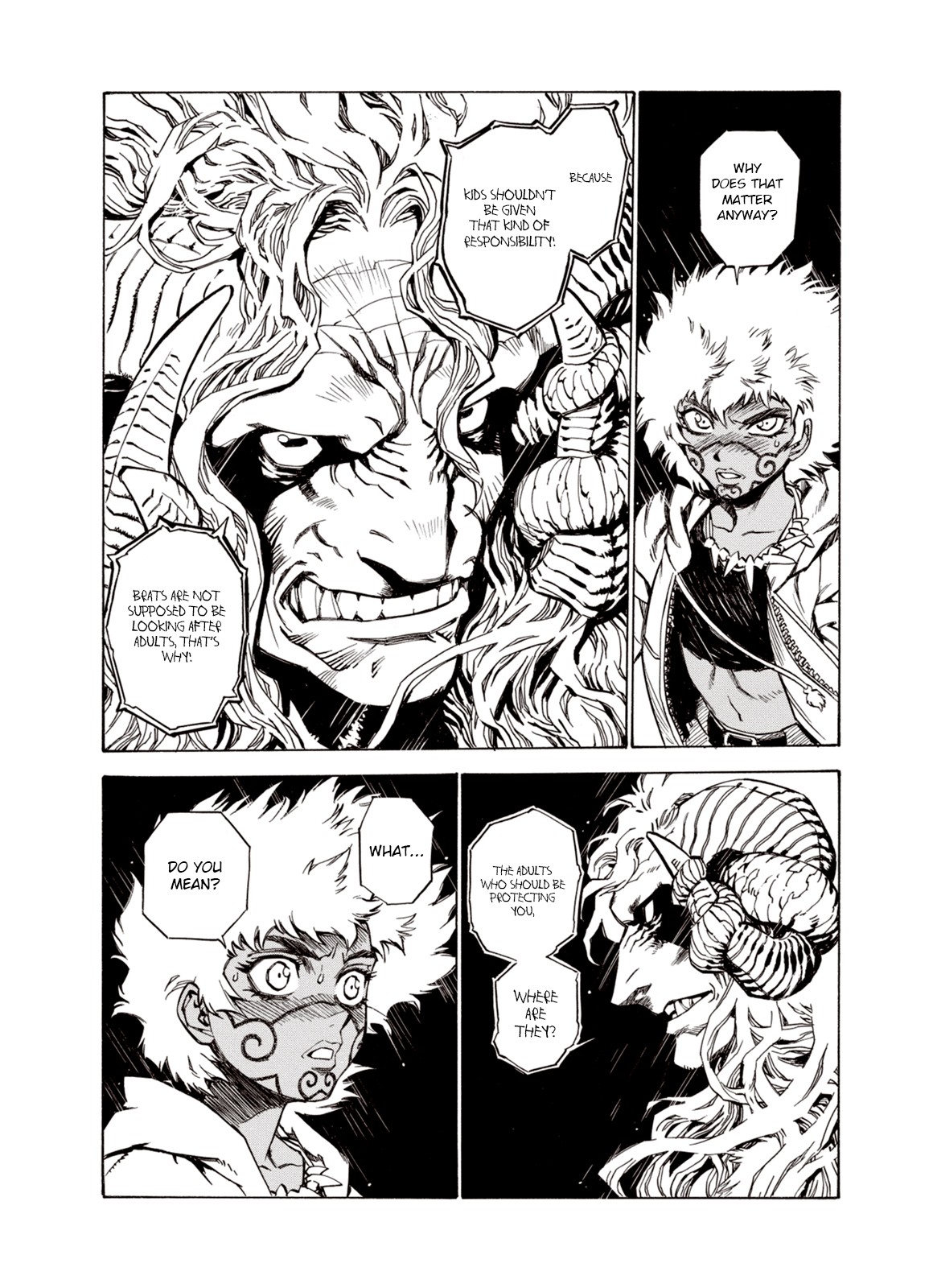 Kouya ni Kemono Doukokusu Chapter 32 page 19 - Chapter 32: Divine Power