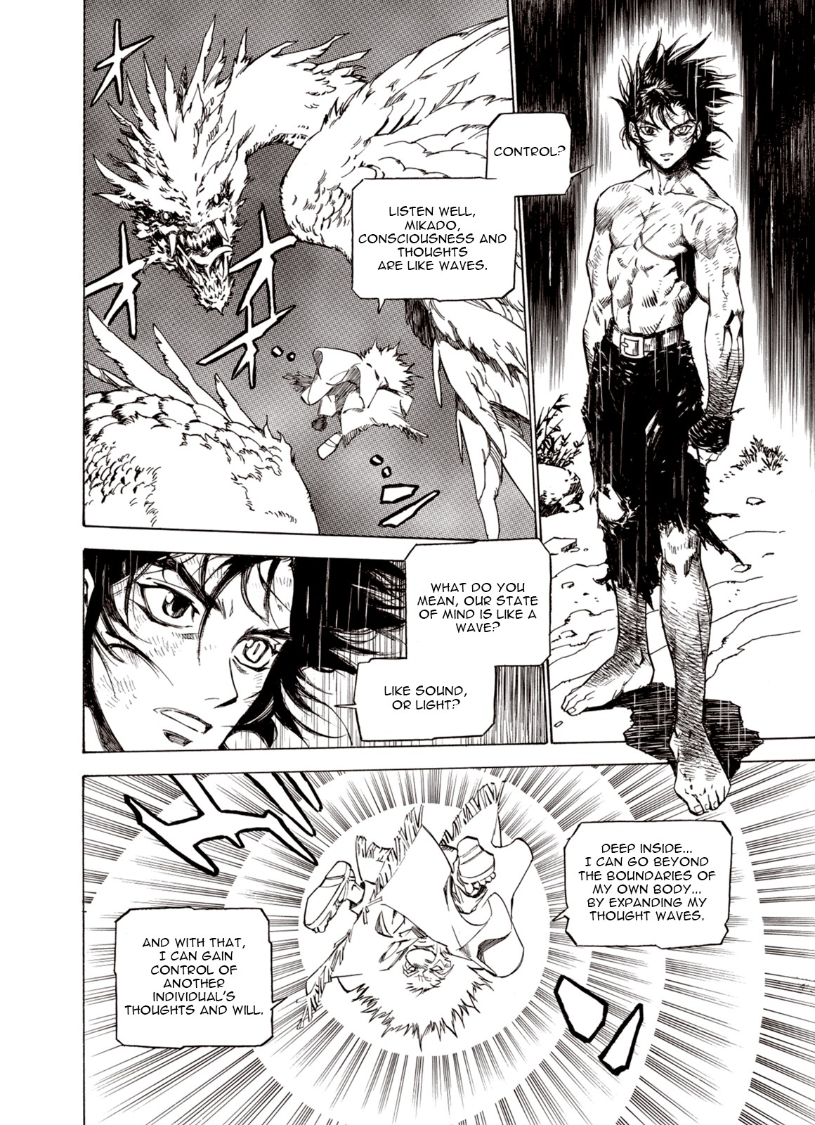 Kouya ni Kemono Doukokusu Chapter 32 page 2 - Chapter 32: Divine Power