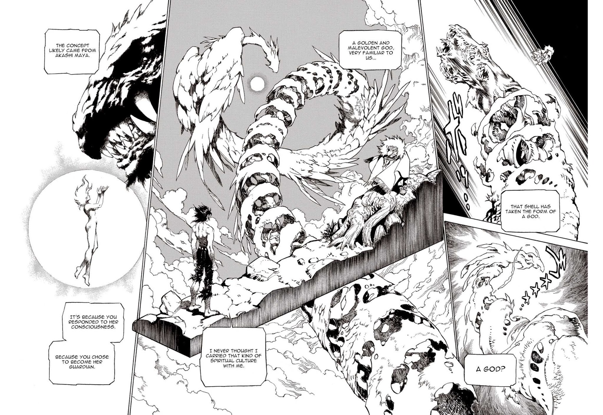 Kouya ni Kemono Doukokusu Chapter 32 page 4 - Chapter 32: Divine Power