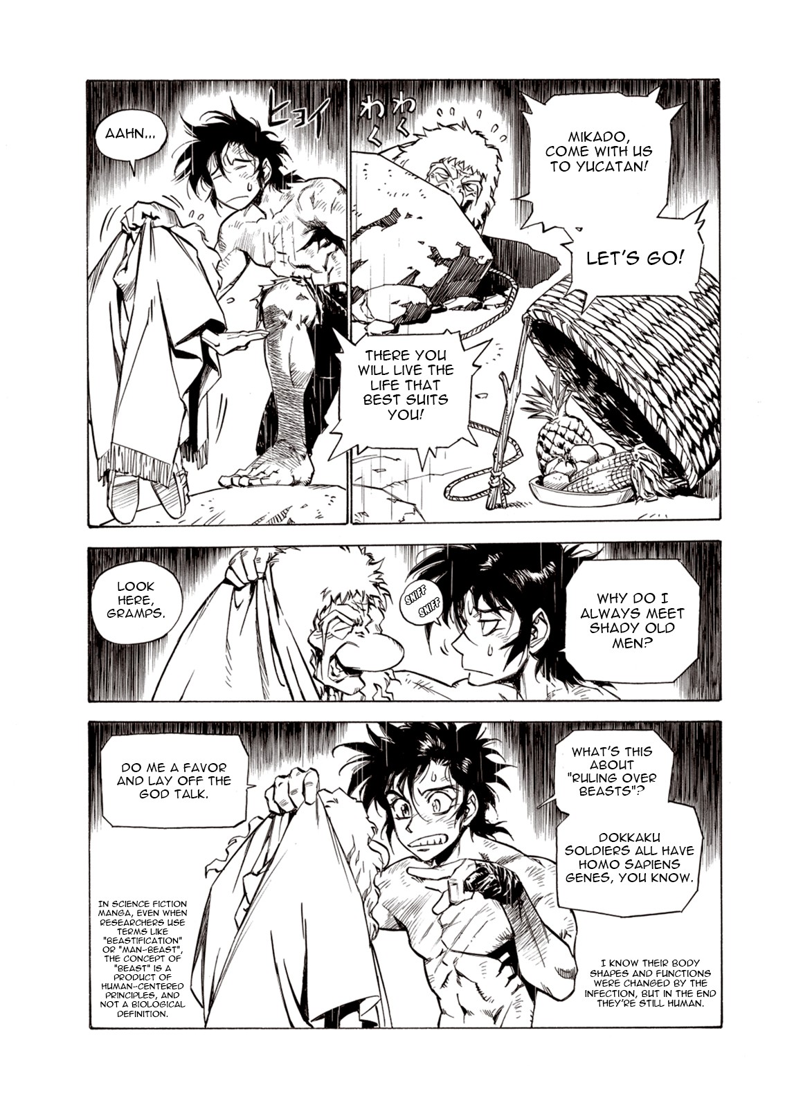 Kouya ni Kemono Doukokusu Chapter 32 page 9 - Chapter 32: Divine Power