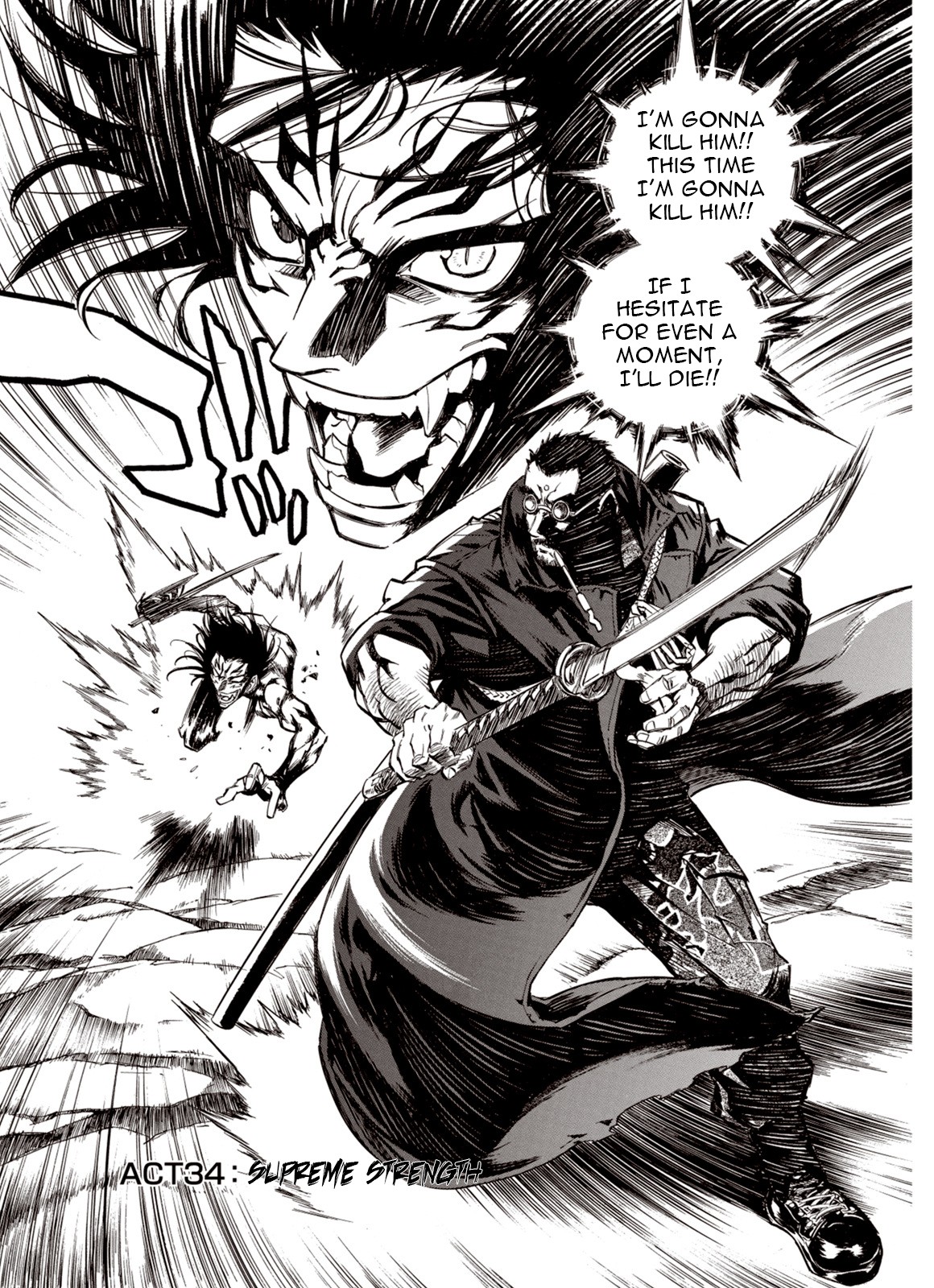Kouya ni Kemono Doukokusu Chapter 34 page 1 - Chapter 34: Supreme Strenght
