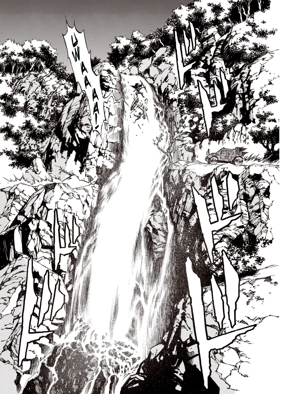 Kouya ni Kemono Doukokusu Chapter 35 page 11 - Chapter 35: Waterfall
