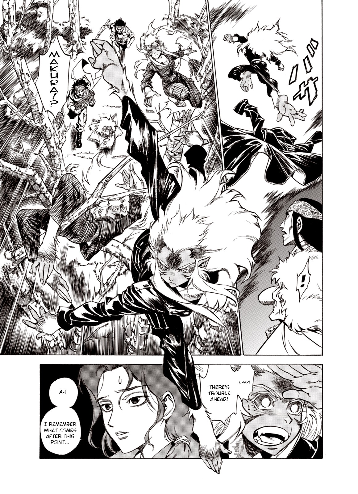 Kouya ni Kemono Doukokusu Chapter 35 page 5 - Chapter 35: Waterfall