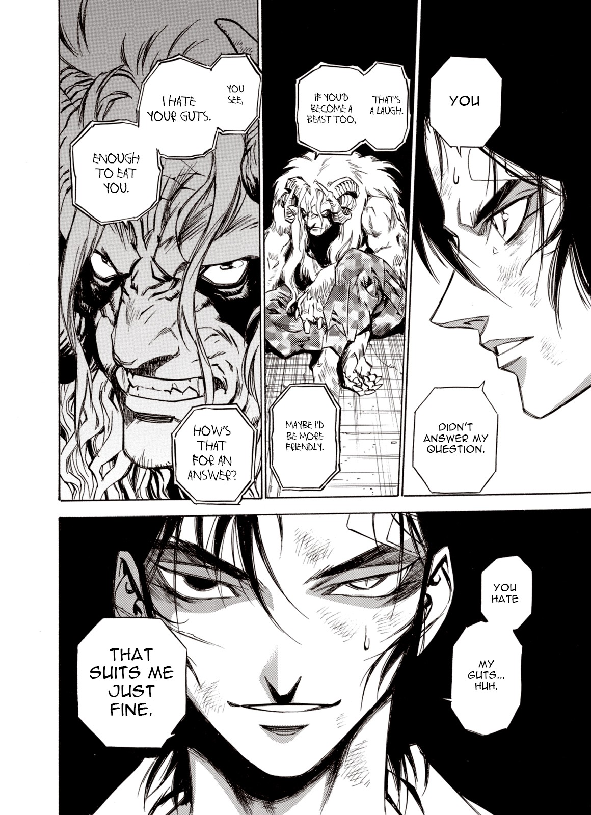 Kouya ni Kemono Doukokusu Chapter 38 page 13 - Chapter 38: Fierce God