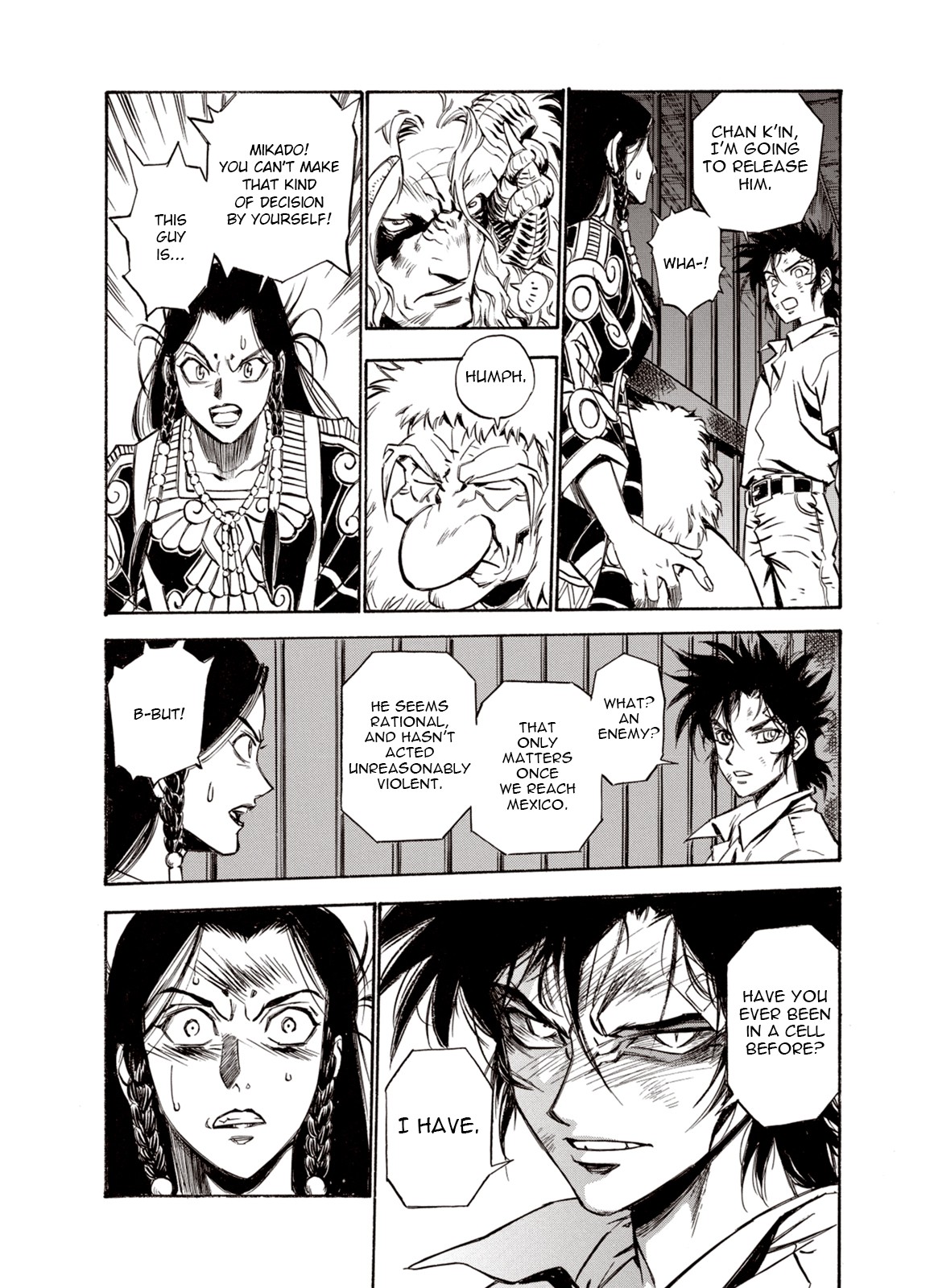 Kouya ni Kemono Doukokusu Chapter 38 page 14 - Chapter 38: Fierce God