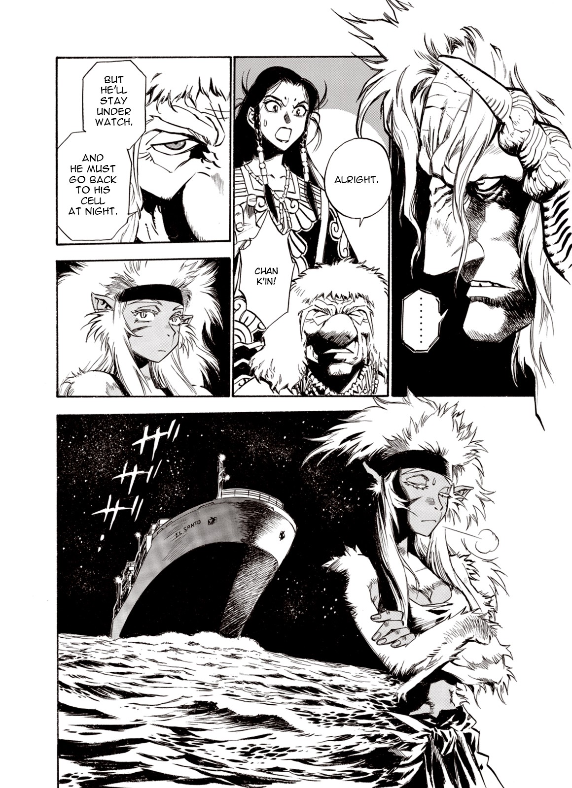 Kouya ni Kemono Doukokusu Chapter 38 page 15 - Chapter 38: Fierce God