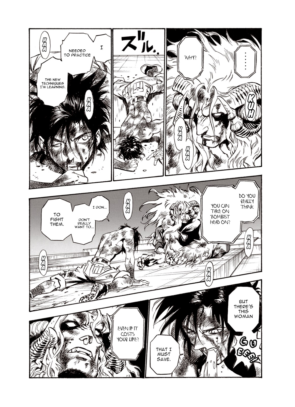 Kouya ni Kemono Doukokusu Chapter 38 page 17 - Chapter 38: Fierce God