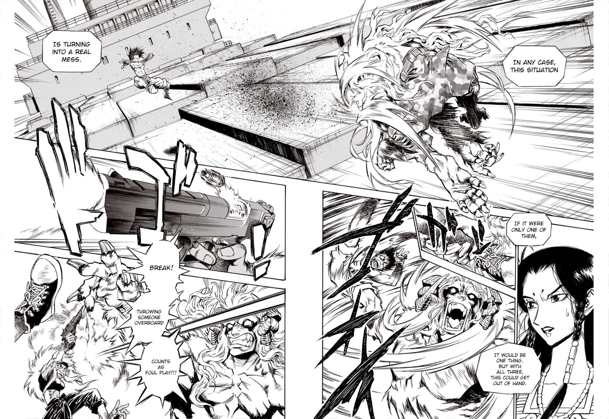 Kouya ni Kemono Doukokusu Chapter 38 page 4 - Chapter 38: Fierce God