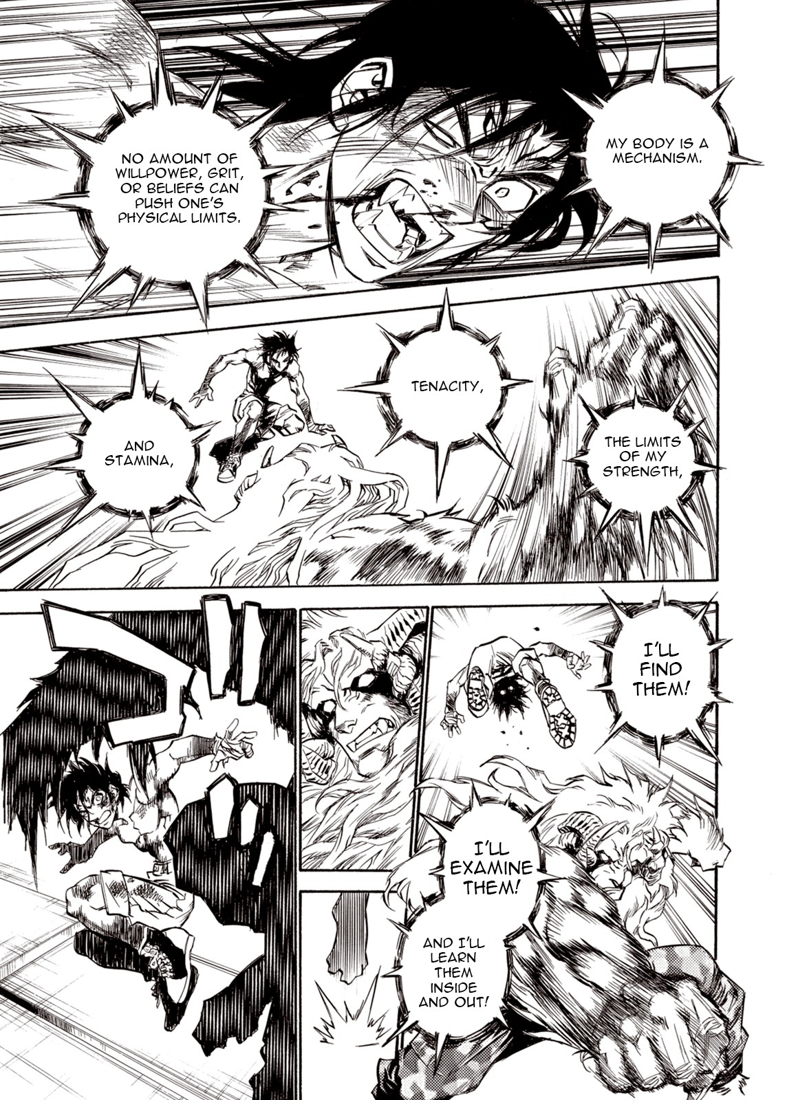 Kouya ni Kemono Doukokusu Chapter 38 page 8 - Chapter 38: Fierce God