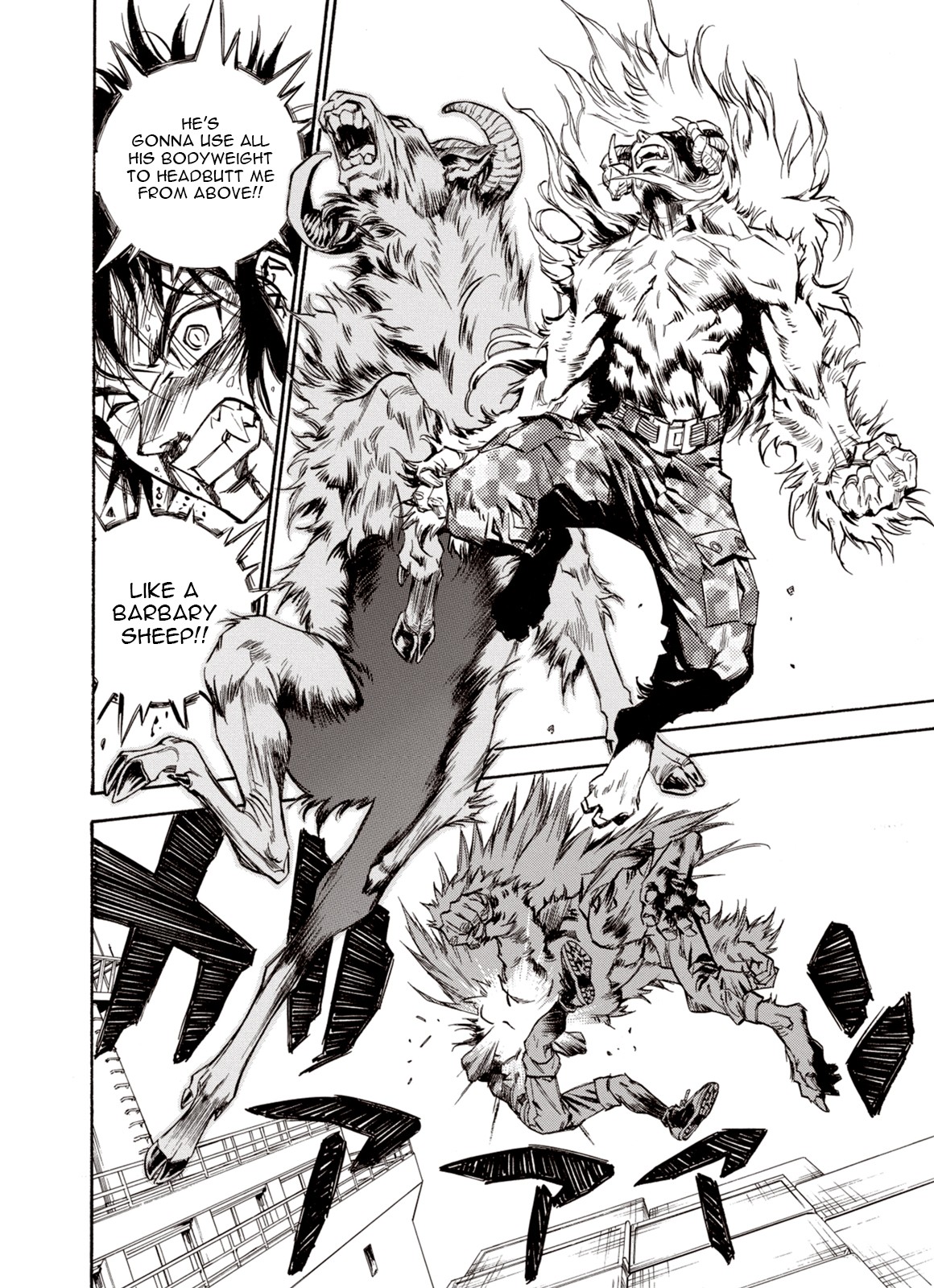 Kouya ni Kemono Doukokusu Chapter 38 page 9 - Chapter 38: Fierce God