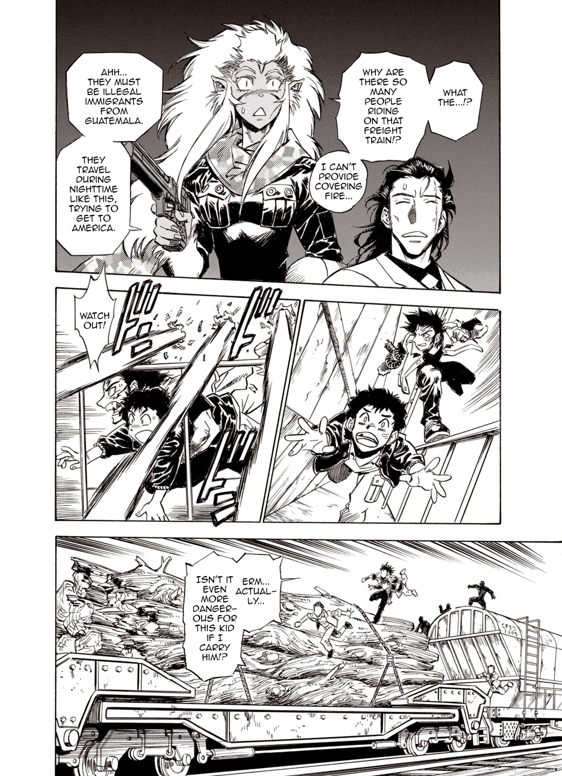 Kouya ni Kemono Doukokusu Chapter 42 page 17 - Chapter 42: Typhoon
