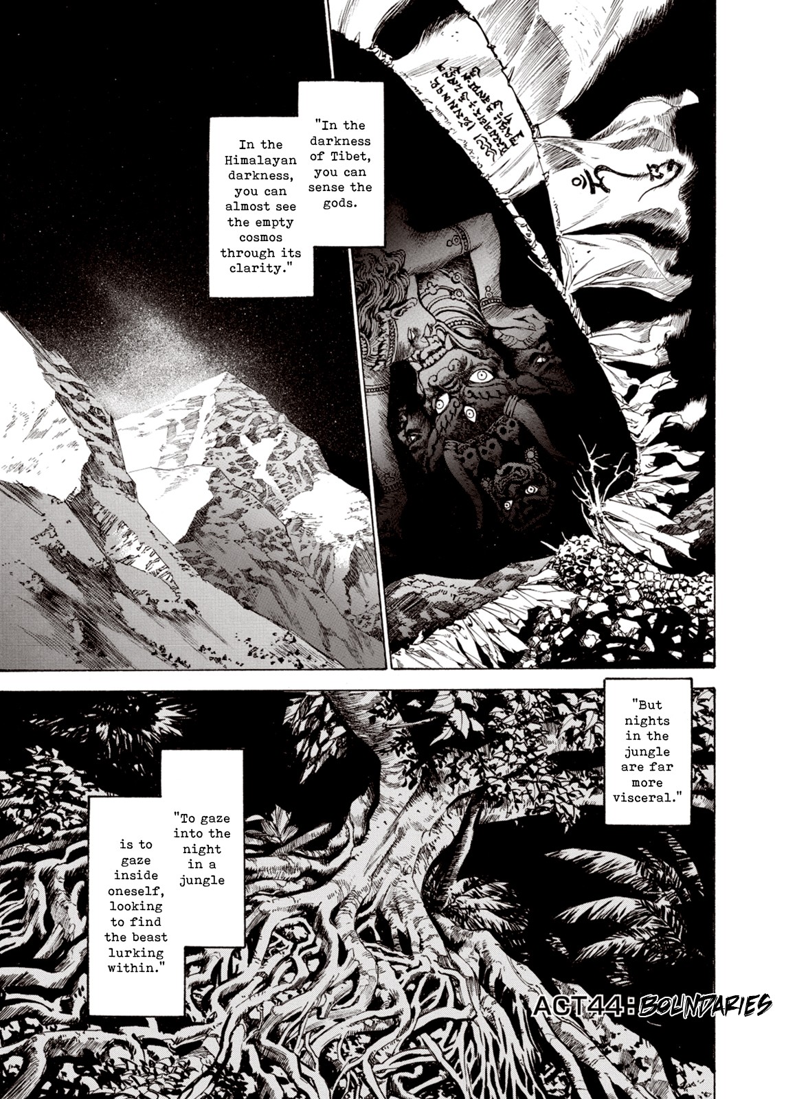 Kouya ni Kemono Doukokusu Chapter 44 page 1 - Chapter 44: Boundaries