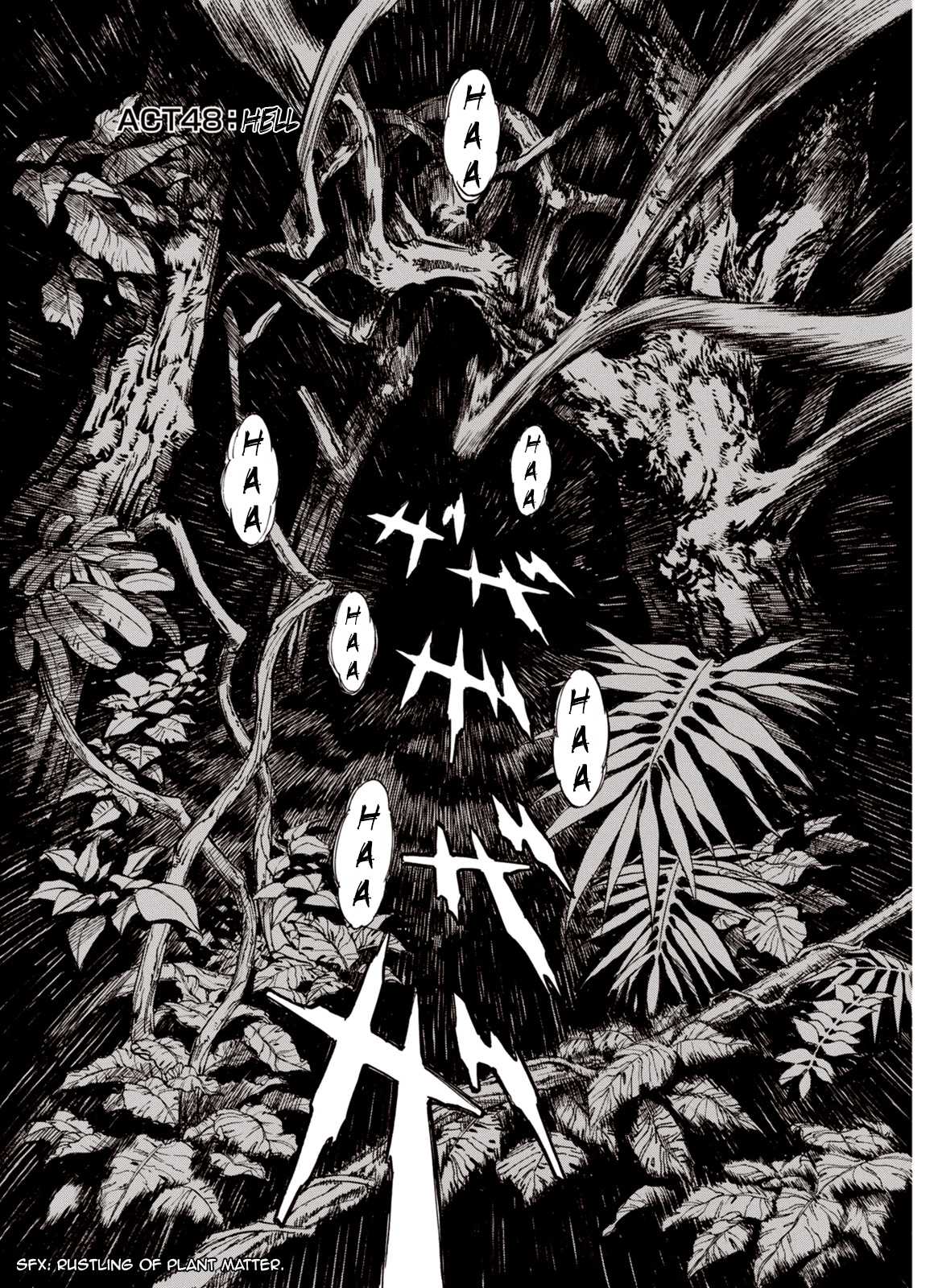 Kouya ni Kemono Doukokusu Chapter 48 page 1 - Chapter 48: Hell