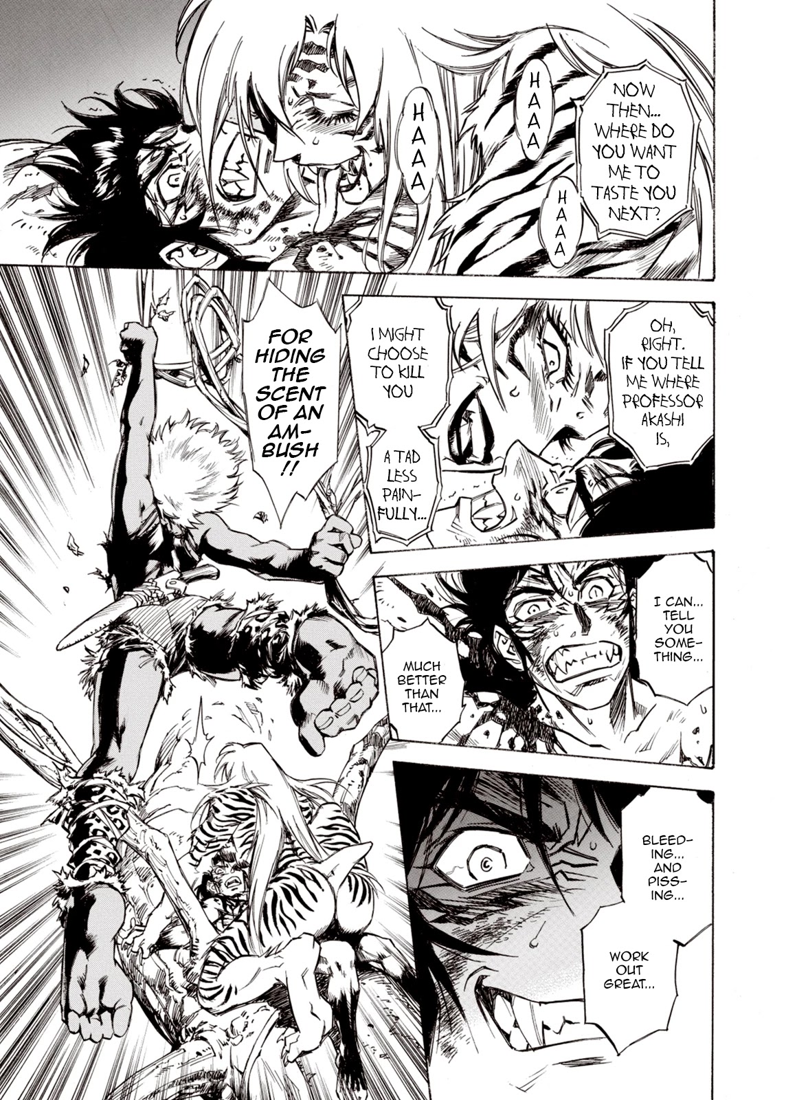 Kouya ni Kemono Doukokusu Chapter 55 page 13 - Chapter 55: Female Beast
