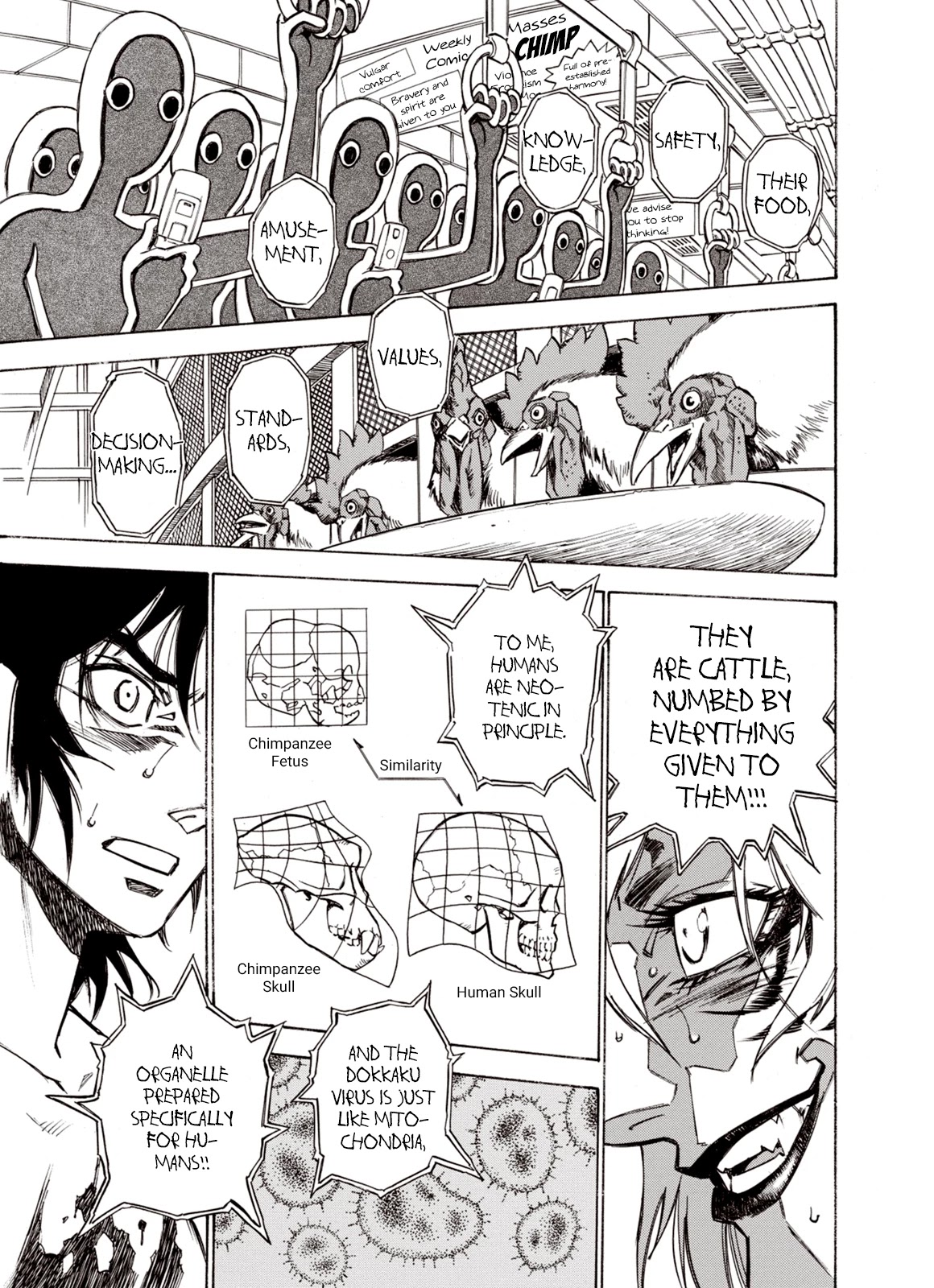Kouya ni Kemono Doukokusu Chapter 55 page 4 - Chapter 55: Female Beast