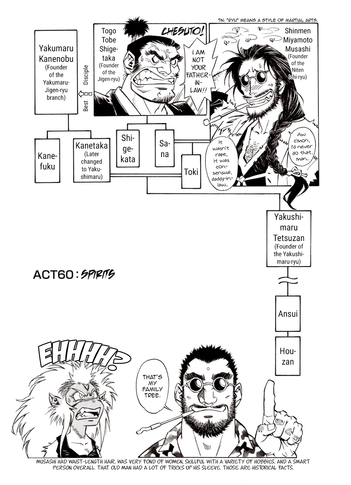 Kouya ni Kemono Doukokusu Chapter 60 page 1 - Chapter 60: Spirits