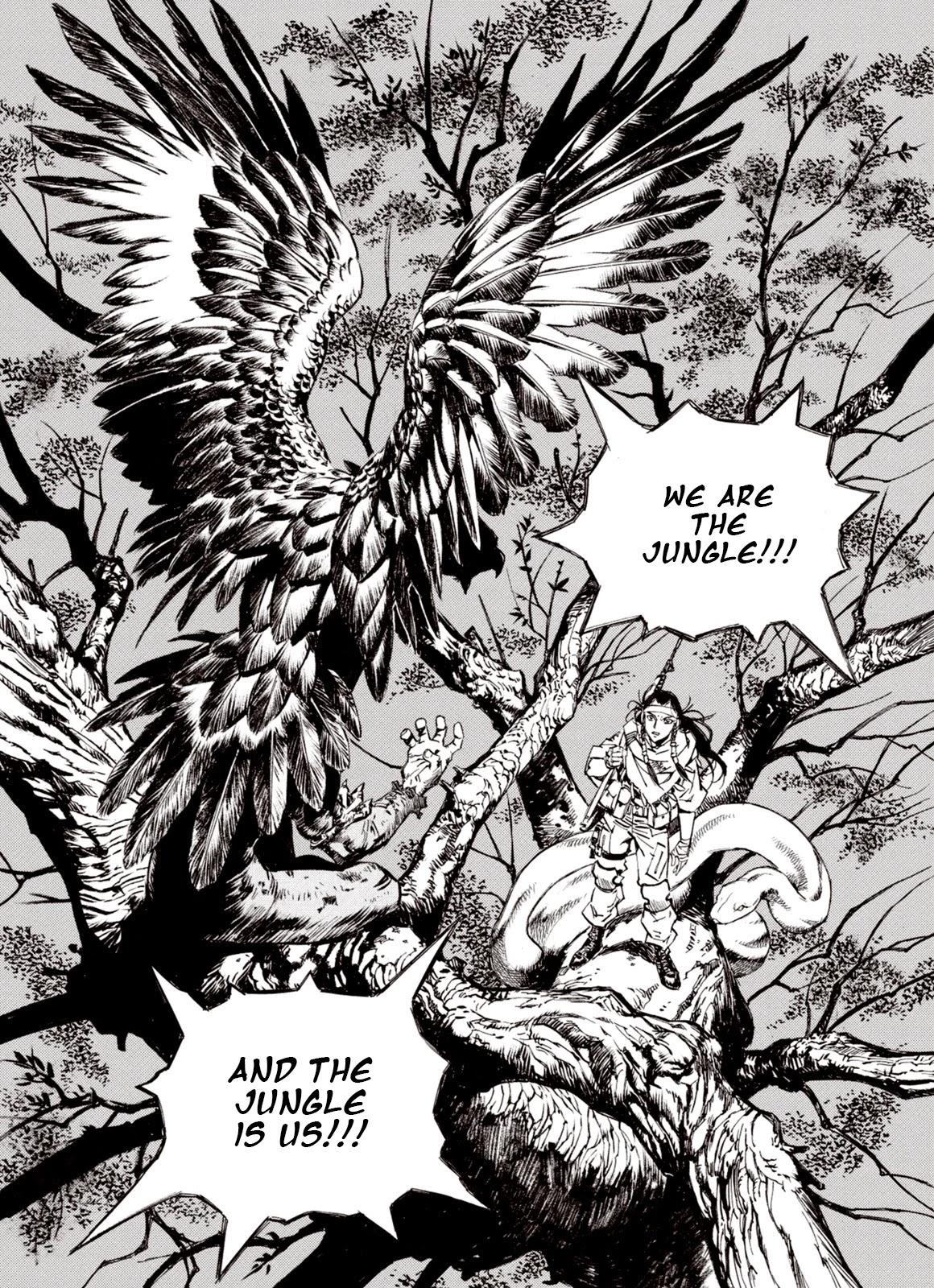 Kouya ni Kemono Doukokusu Chapter 62 page 21 - Chapter 62: Advaitam