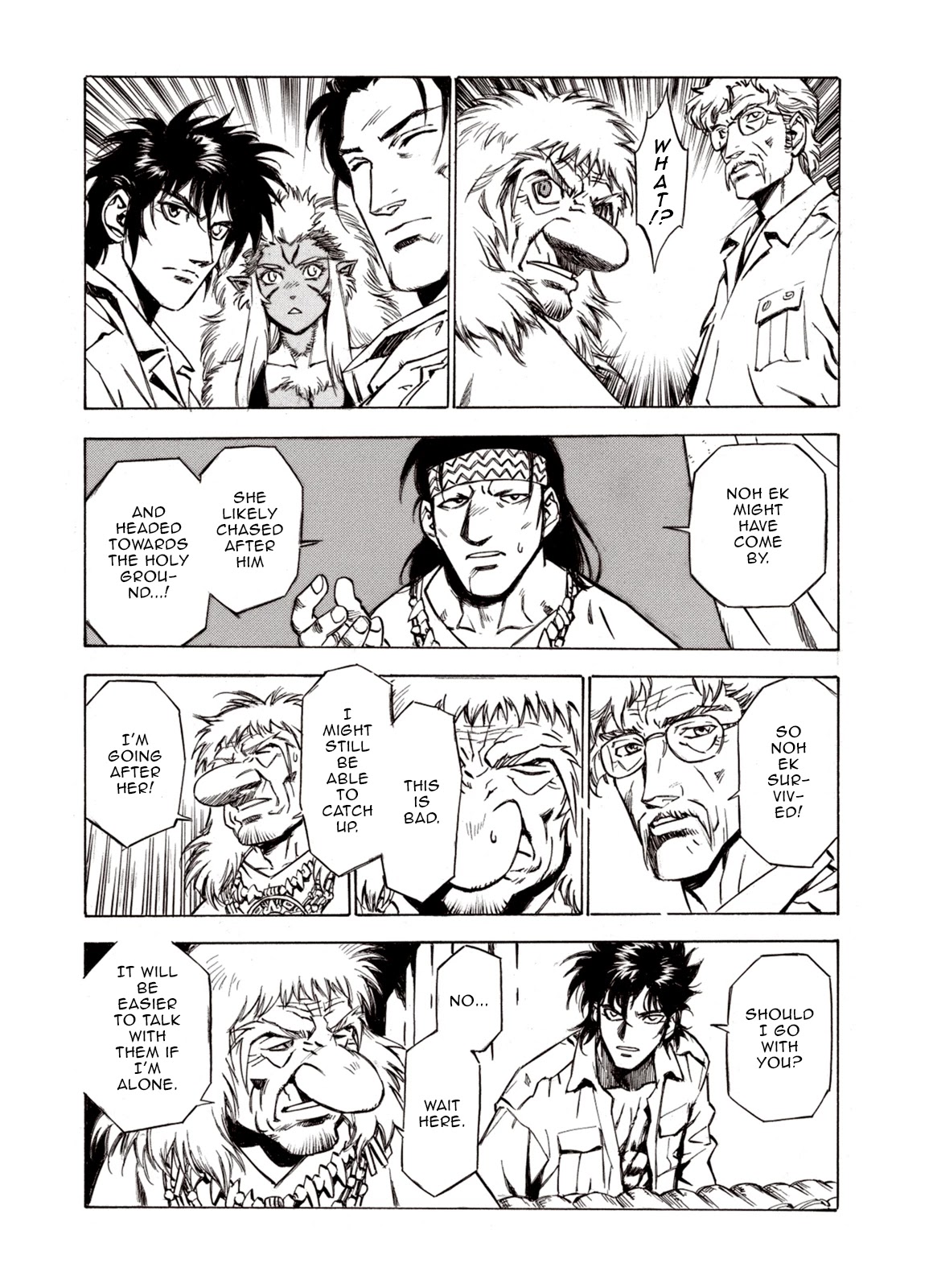 Kouya ni Kemono Doukokusu Chapter 63 page 30 - Chapter 63: Crossroads