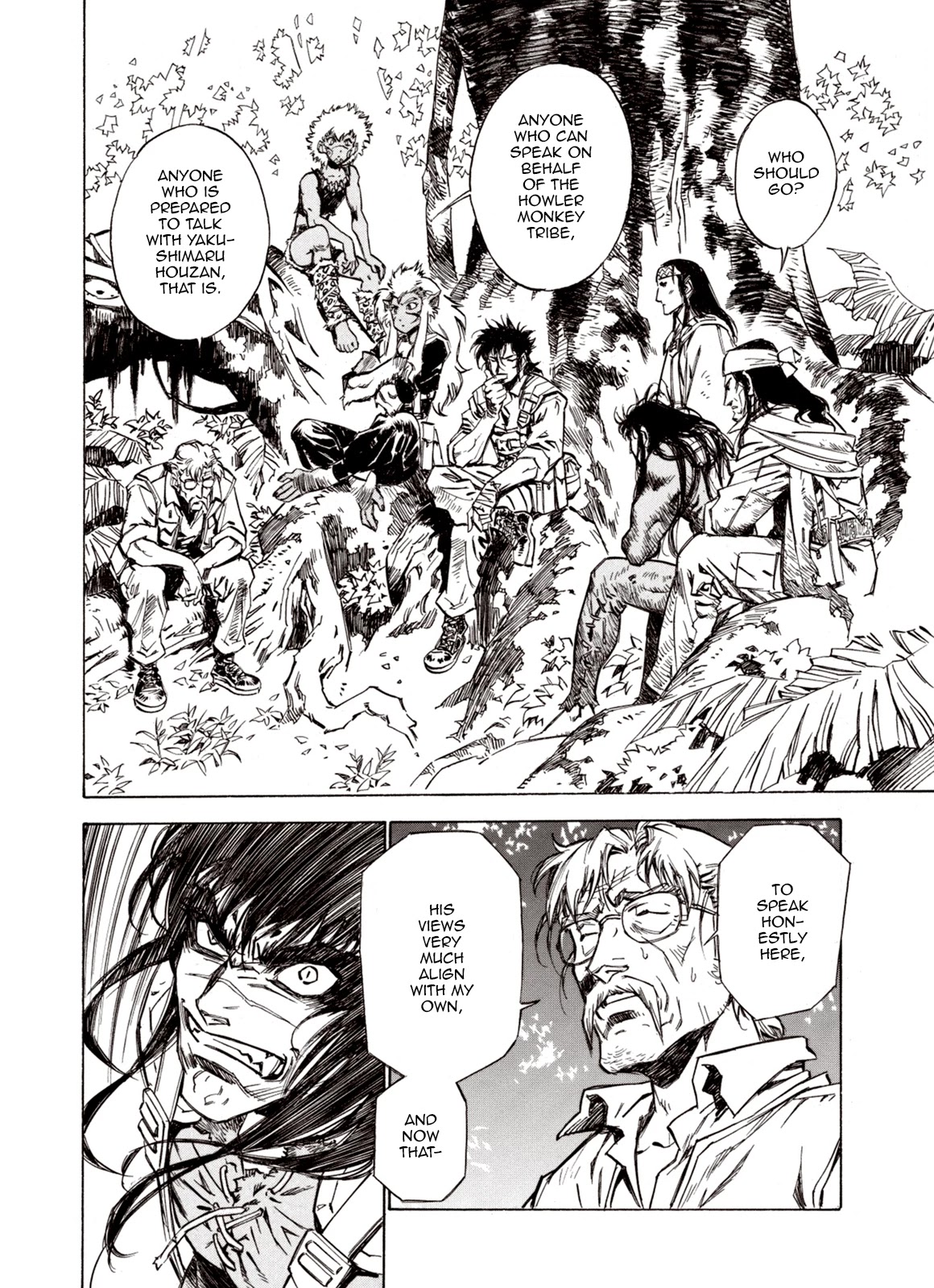 Kouya ni Kemono Doukokusu Chapter 68 page 10 - Chapter 68: Conference