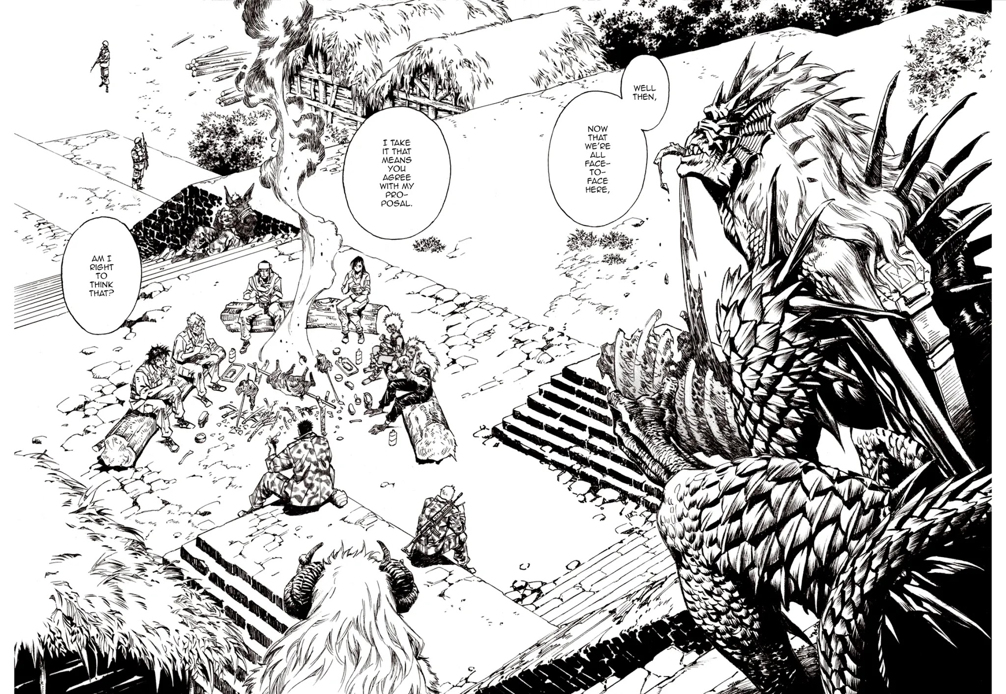 Kouya ni Kemono Doukokusu Chapter 68 page 20 - Chapter 68: Conference