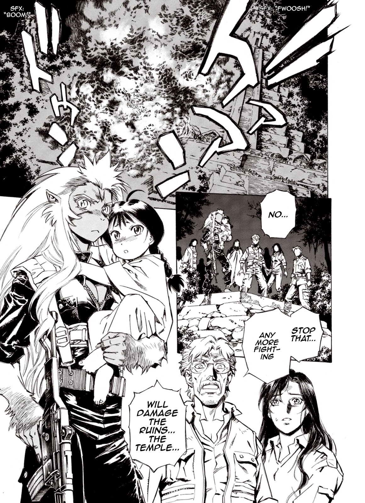 Kouya ni Kemono Doukokusu Chapter 75 page 11 - Chapter 75: Barricade