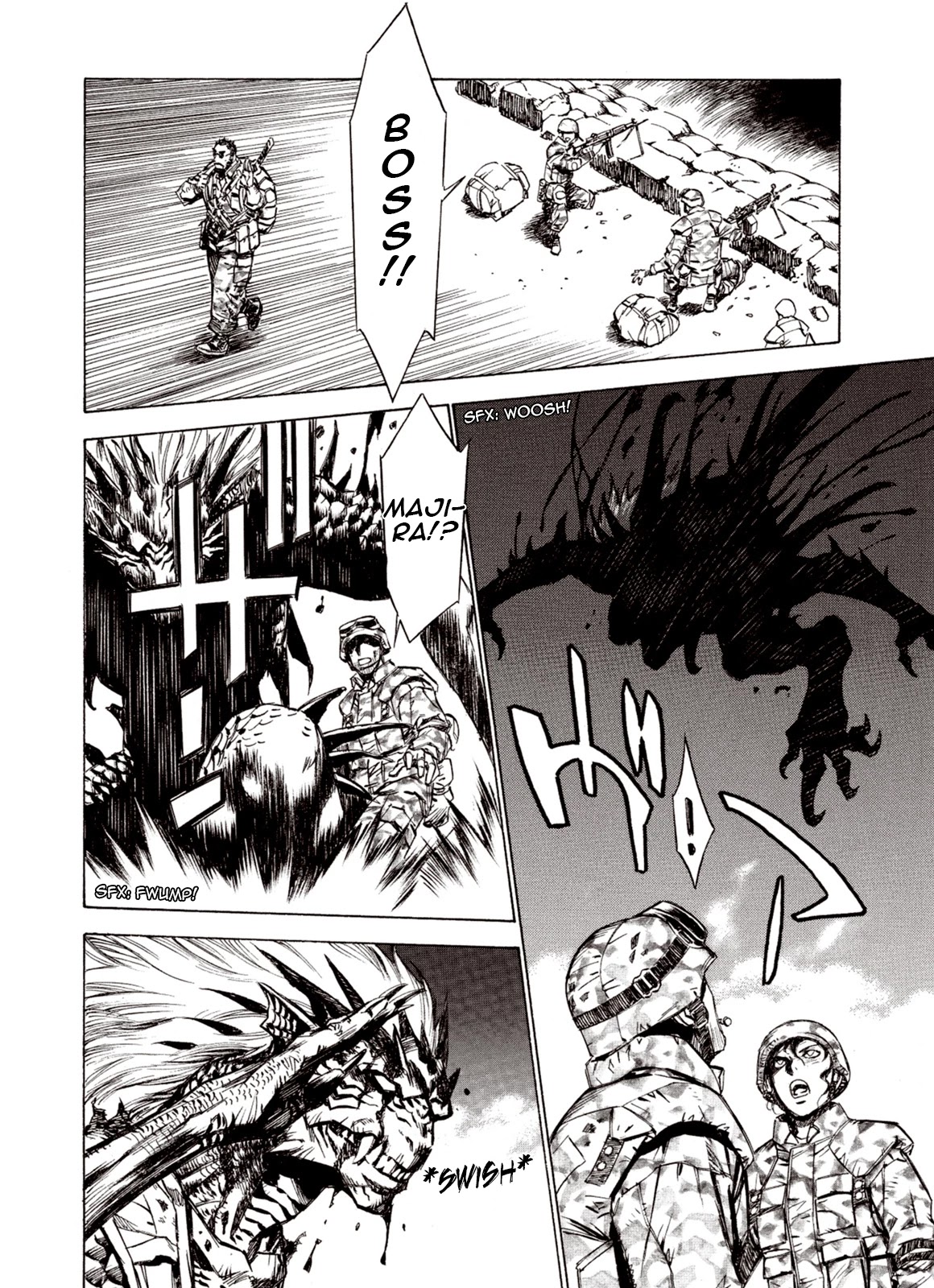 Kouya ni Kemono Doukokusu Chapter 75 page 16 - Chapter 75: Barricade