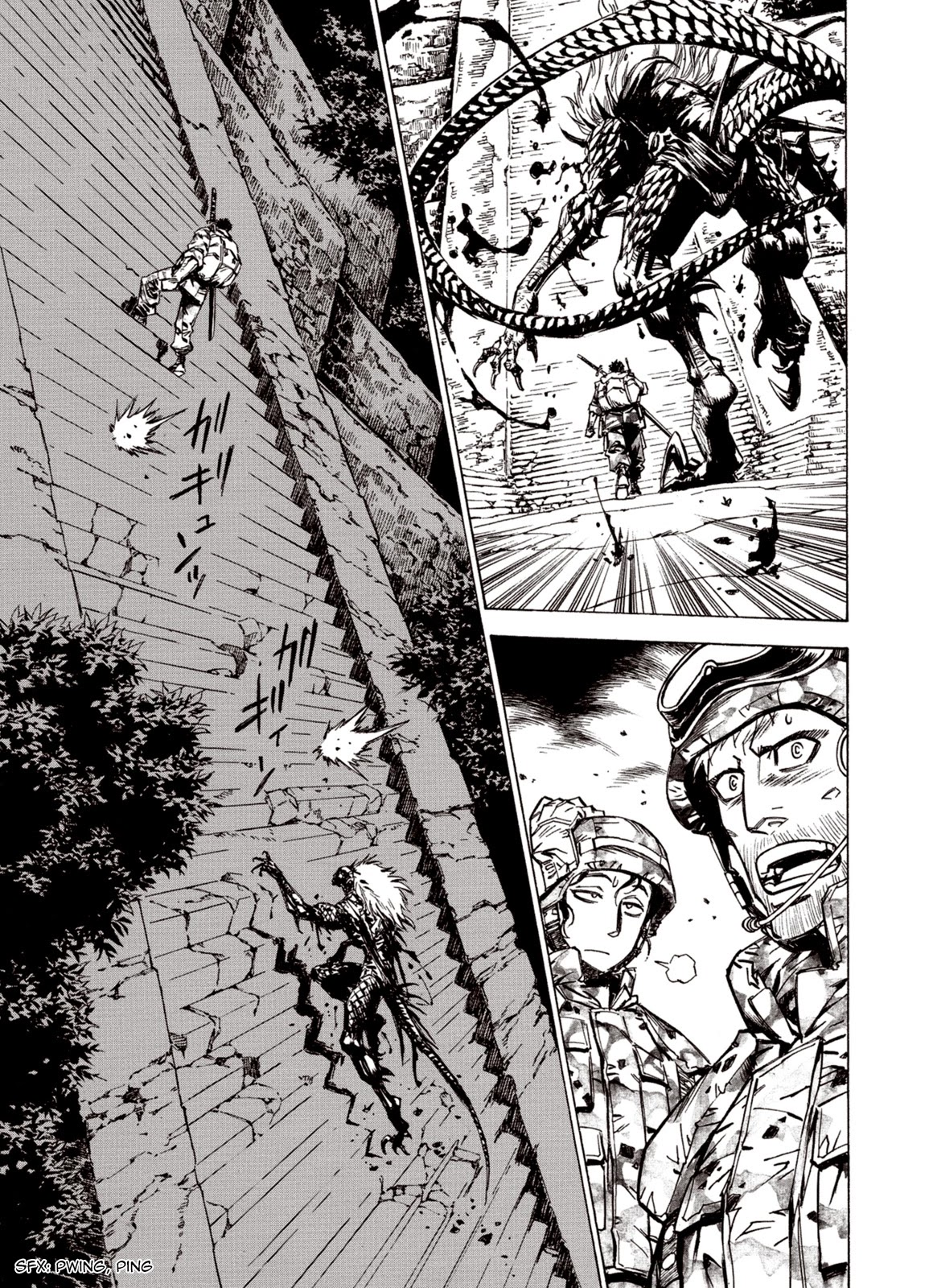Kouya ni Kemono Doukokusu Chapter 75 page 17 - Chapter 75: Barricade