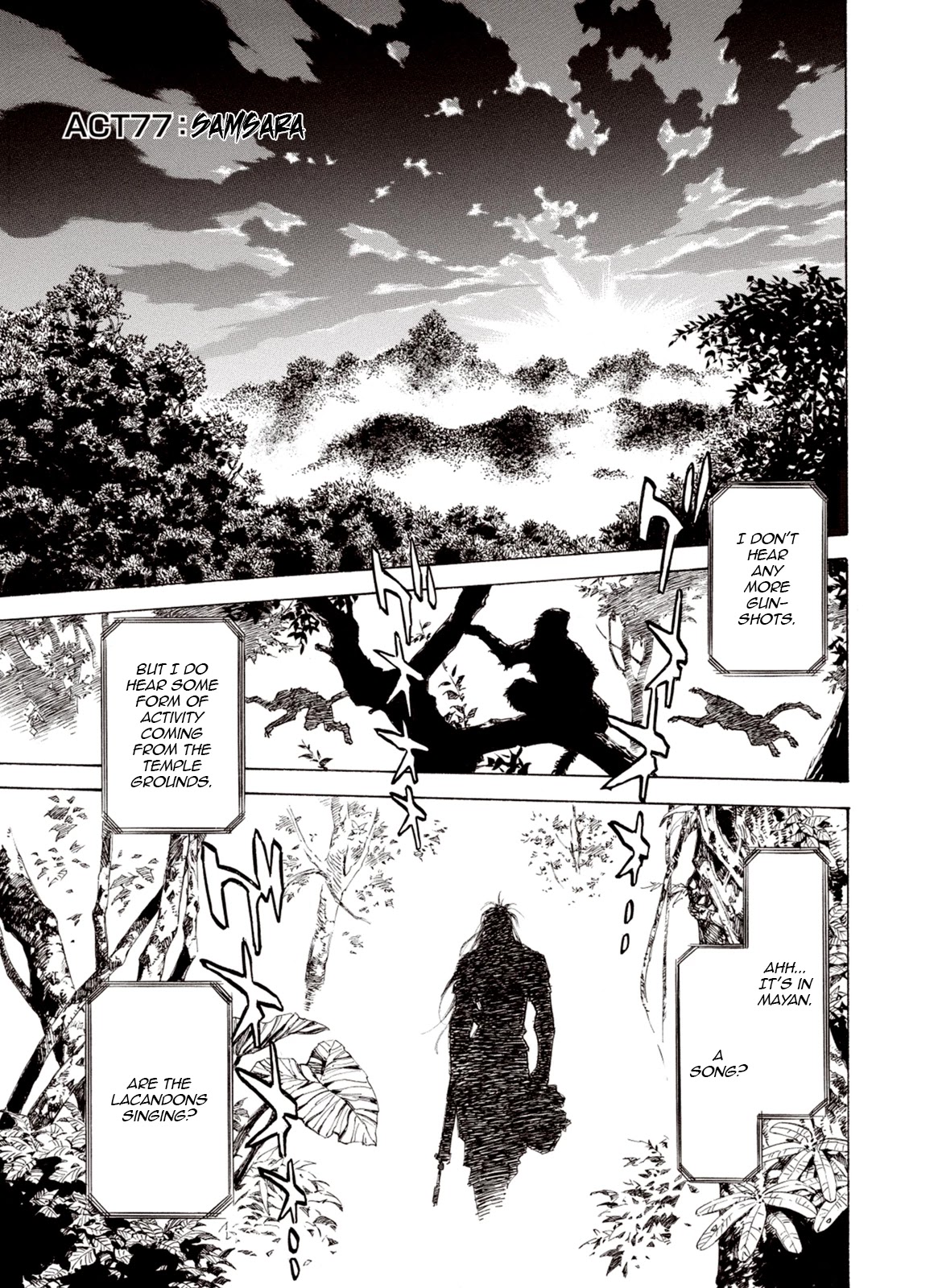 Kouya ni Kemono Doukokusu Chapter 77 page 1 - Chapter 77: Samsara