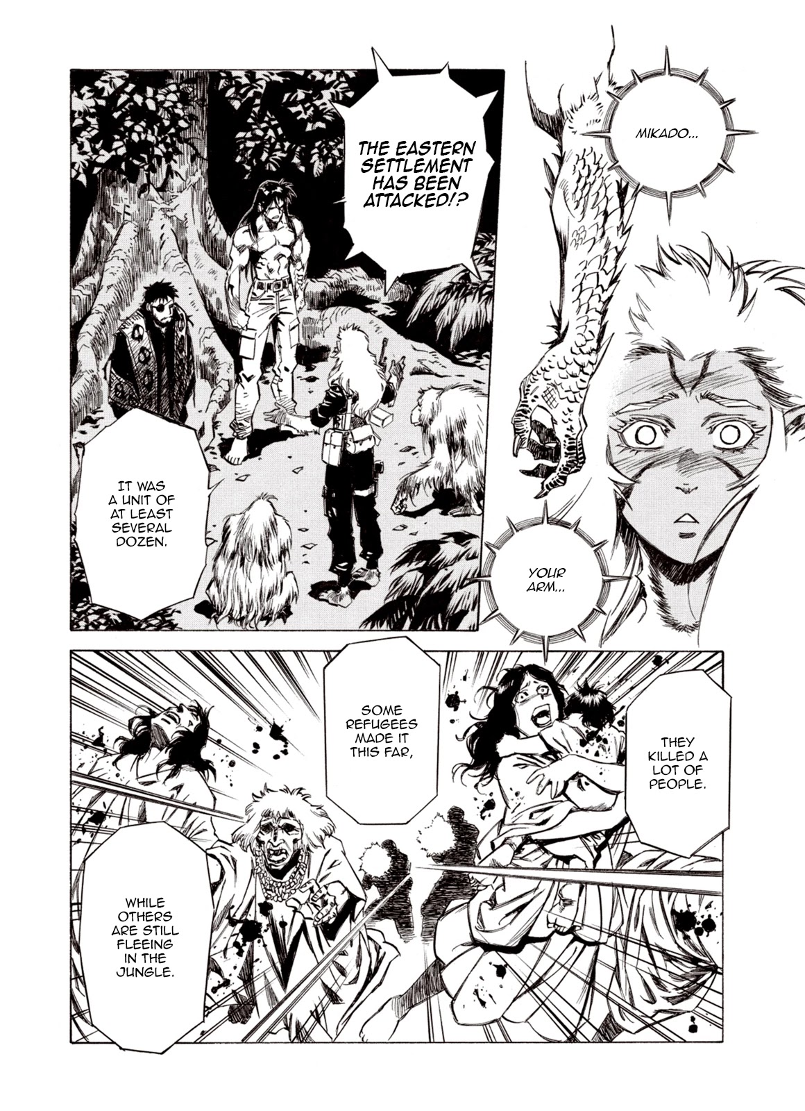 Kouya ni Kemono Doukokusu Chapter 85 page 27 - Chapter 85: Refugees